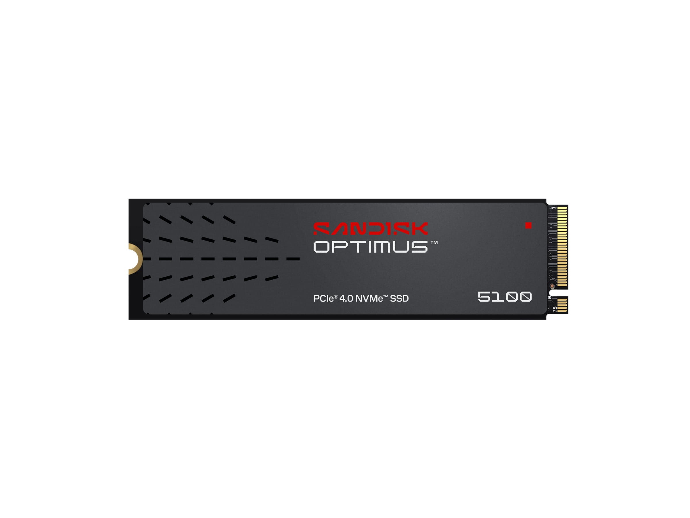 SanDisk Optimus 5100 - SSD - 500 GB - intern - M.2 2280 - PCIe 4.0 x4 (NVMe)