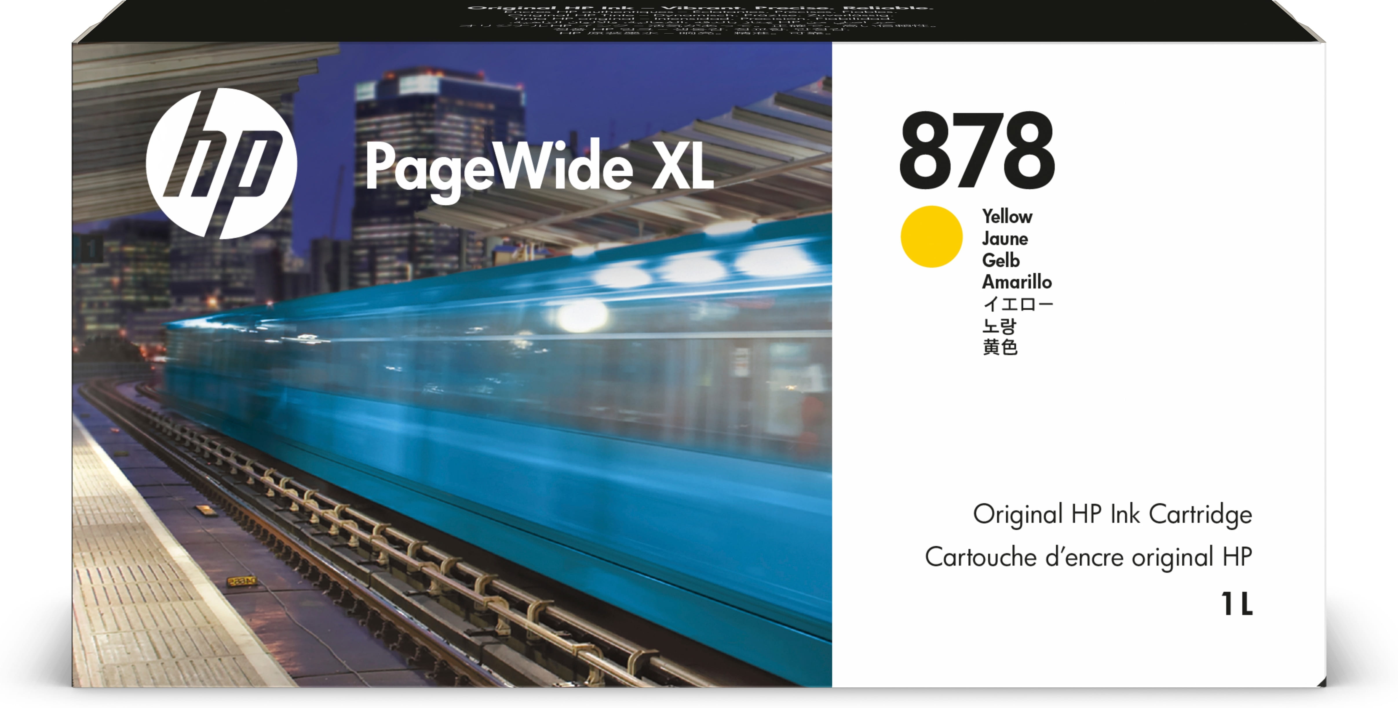 HP 878 - 1 L - Gelb - original - PageWide XL