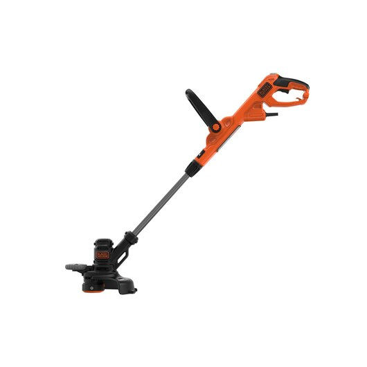 Black & Decker BESTE630-QS, 2-in-1 Bürstenschneider & Seitentrimmer, 30 cm, Nylonschnur, D-Schlaufengriff, 2 mm, Schwarz, Orange