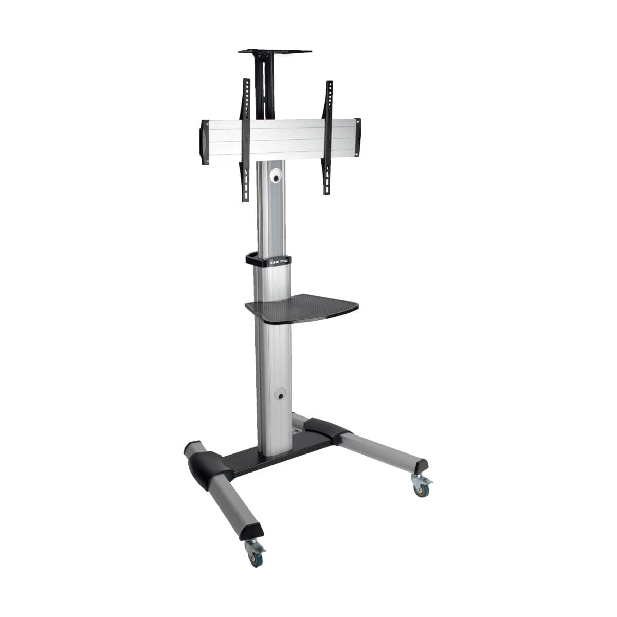 Tripp Eaton Tripp Lite Series Rolling TV/Monitor Cart - for Flat/Curved 32" to 70" TVs and Monitors - Wagen - für LCD-Display - Aluminium, Stahl - Schwarz, Silber - Bildschirmgröße: 81.28-177.8 cm (32"-70")
