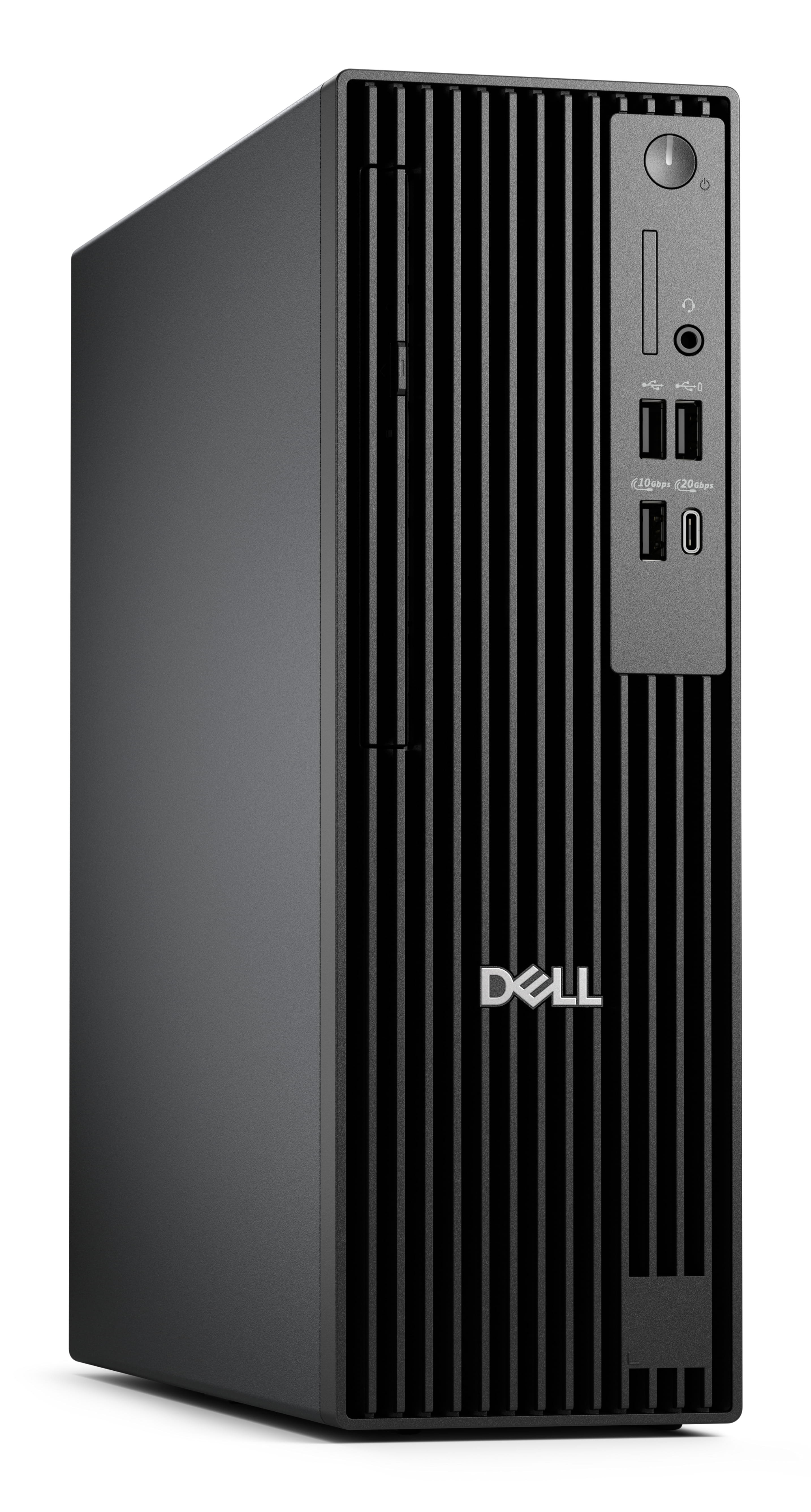 Dell Pro Slim Plus QBS1250 - Slim Desktop - Core Ultra 7 265 / 2.4 GHz - RAM 32 GB - SSD 512 GB - NVMe, TLC - Intel Graphics - 1GbE, Wi-Fi 6E, Bluetooth - WLAN: 802.11a/b/g/n/ac/ax (Wi-Fi 6E)