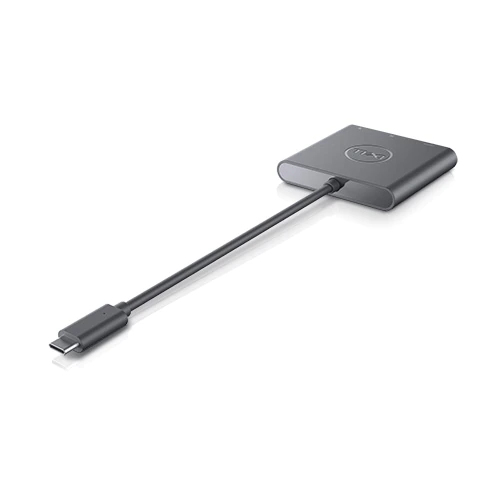 Dell Adapter USB-C to HDMI/DP with Power Pass-Through - Videoadapter - 24 pin USB-C männlich zu HDMI, DisplayPort, USB-C (nur Spannung)