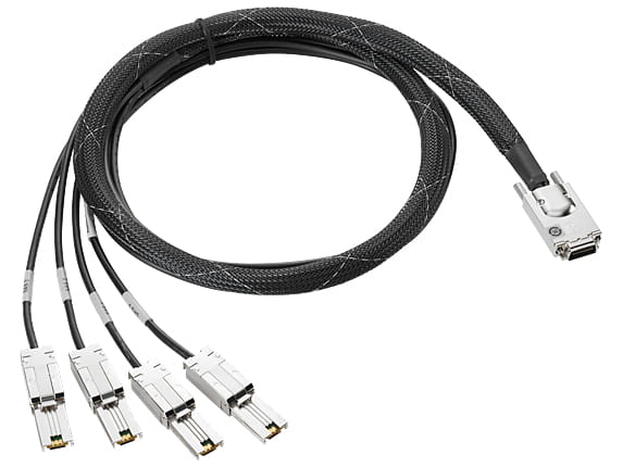 HPE Fanout Cable - Externes SAS-Kabel - 4-Lane - 36 pin 4x Mini SAS HD (SFF-8644)