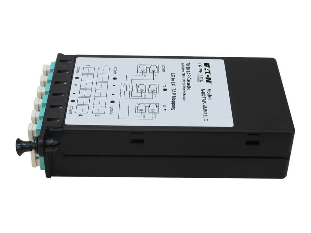 Tripp Eaton Tripp Lite Series Fiber TAP Cassette - Multimode, 4x Duplex LC, 70/30 Split