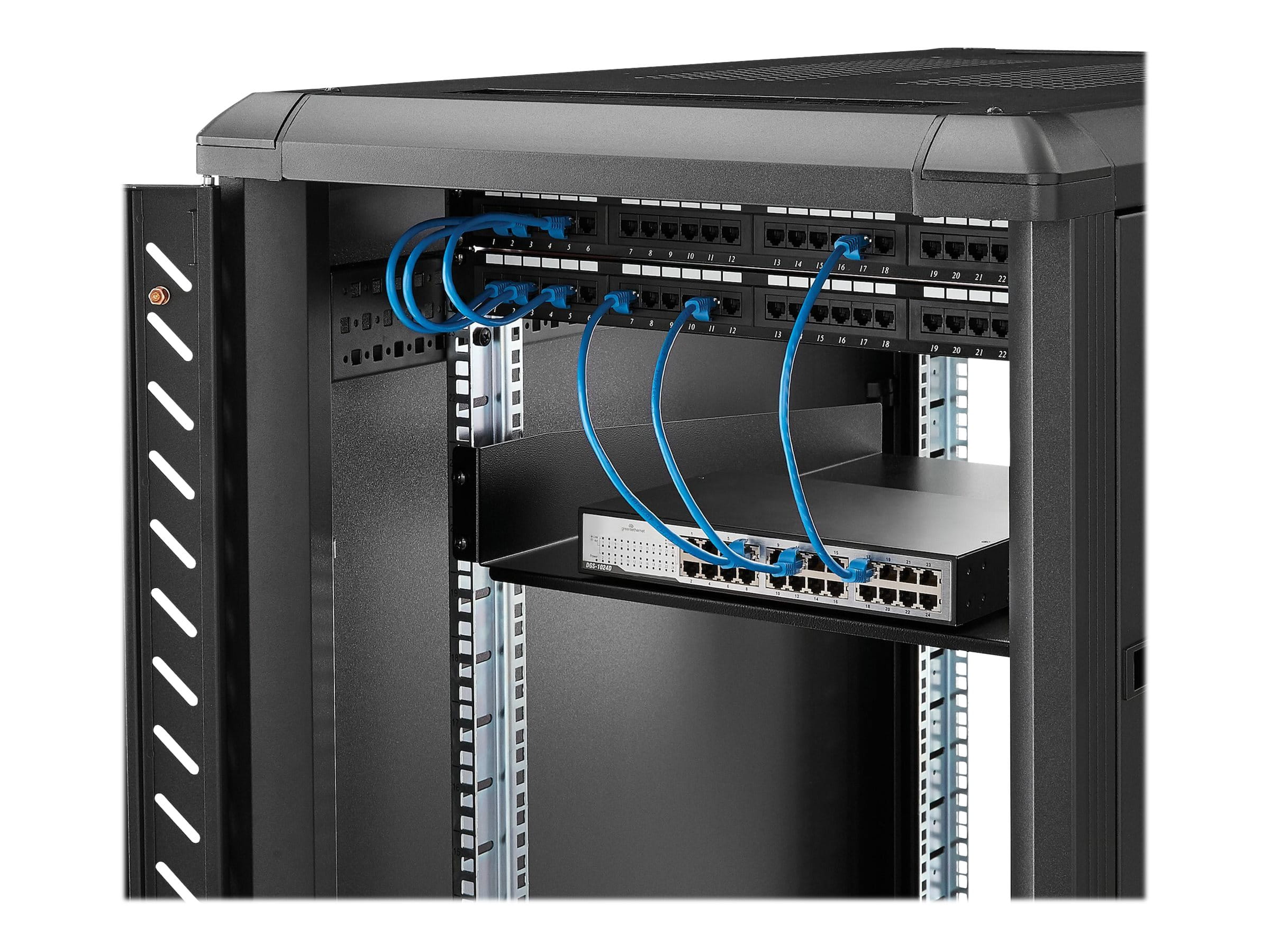 StarTech.com 2 HE 19 Fest montierbarer Fachboden für Server Rack/ Schrank bis 22 Kg - Fachboden für Serverschrank 2HE 19 Zoll 55 cm Tief - Rack - Regal - Schwarz - 2U - 55.9 cm (22") StarTech.com 2 HE 19 Fest montierbarer Fachboden für Server Rack/ Schrank bis 22 Kg - Fachboden für Serverschrank 2HE 19 Zoll 55 cm Tief - Rack - Regal - Schwarz - 2U - 55.9 cm (22")