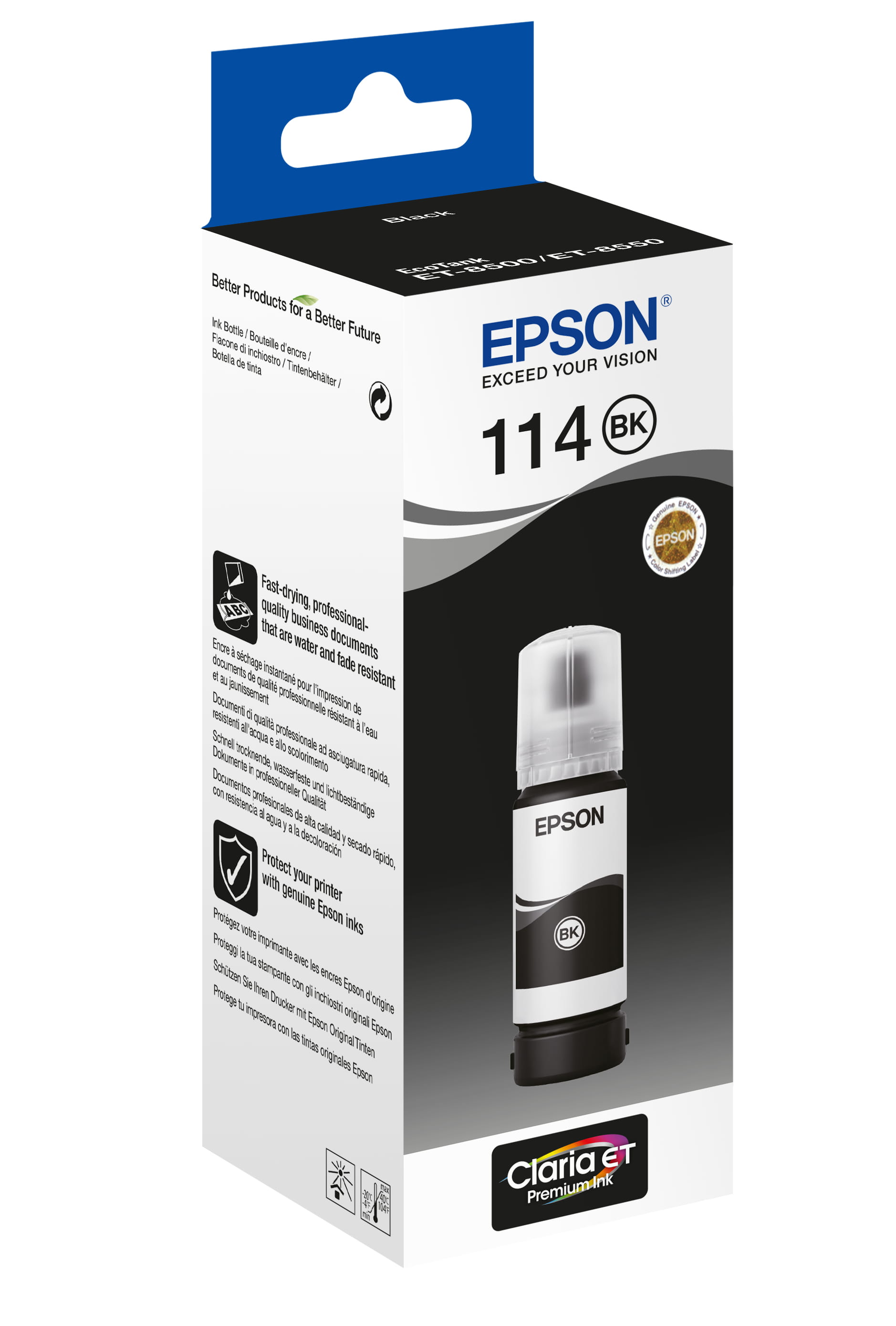 Epson 114 - 70 ml - Schwarz - original - Nachfülltinte