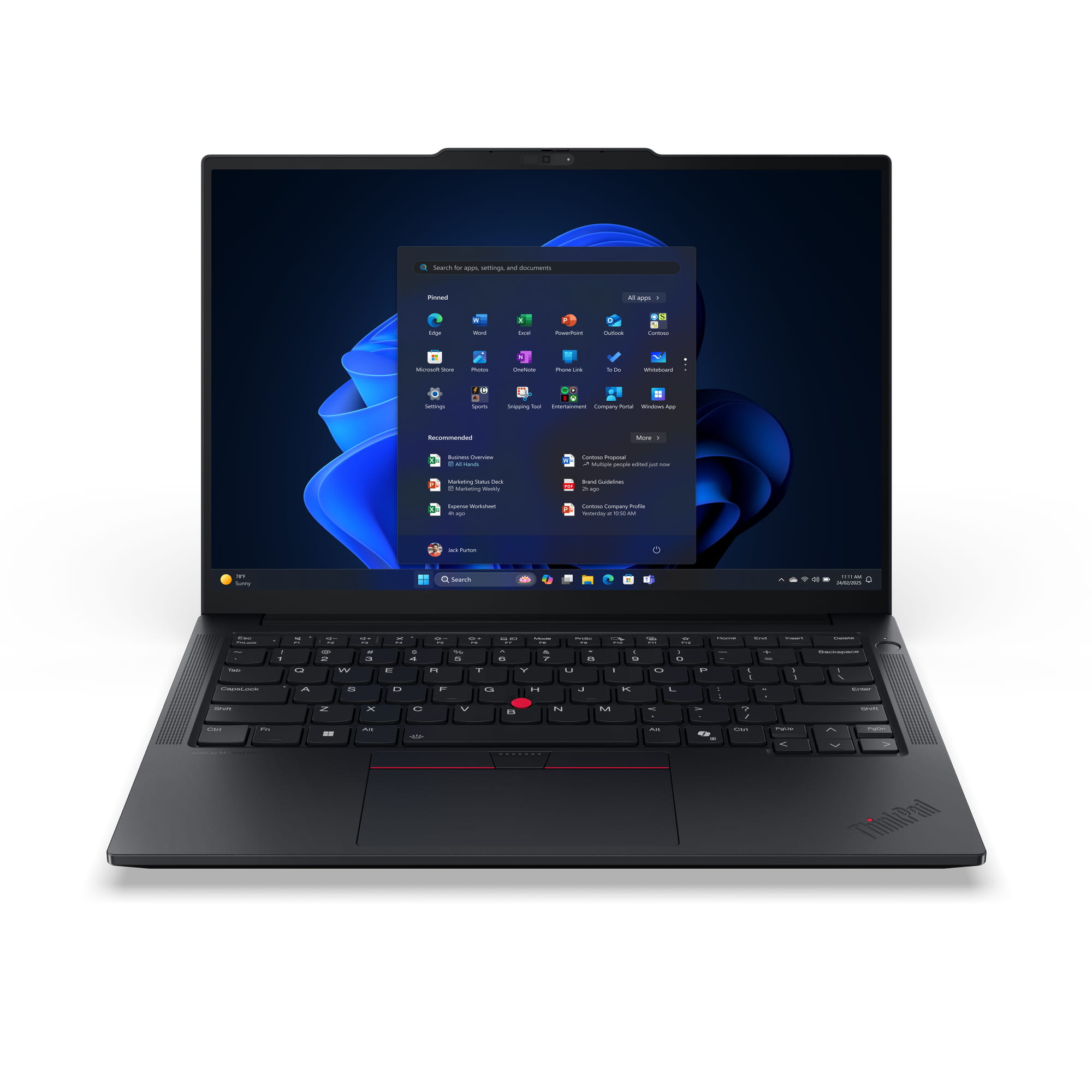 Lenovo ThinkPad E14 Gen 7 21T0 AMD Ryzen 7 250 / 3.3 GHz - Win 11 Pro - Radeon 780M - 16 GB RAM - 512 GB SSD NVMe - 35.6 cm (14")
