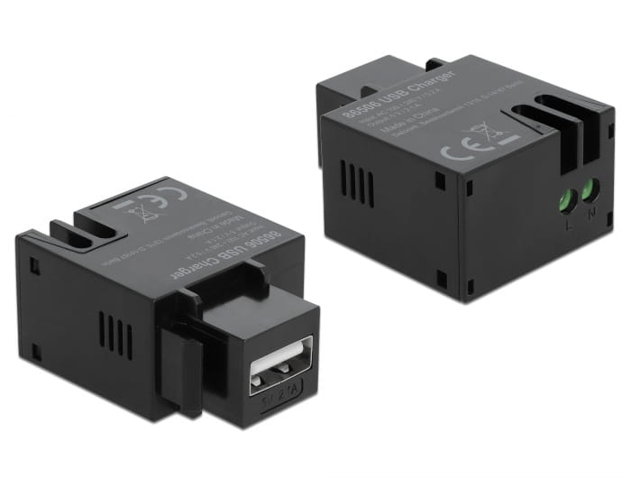Delock Keystone module - Modulare Eingabe - USB-Ladefunktion
