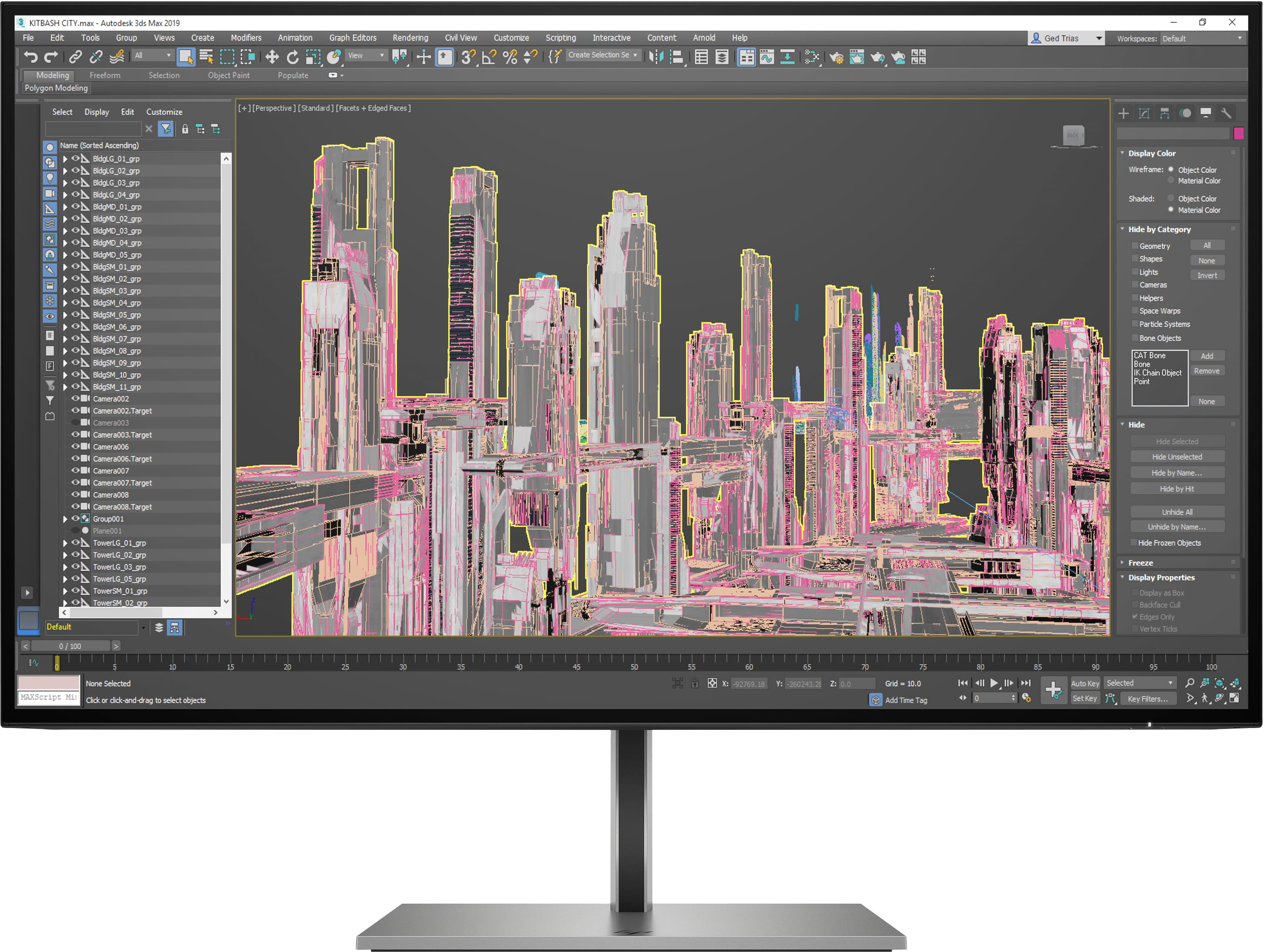 HP Z27u G3 - LED-Monitor - 68.6 cm (27") - 2560 x 1440 QHD @ 60 Hz