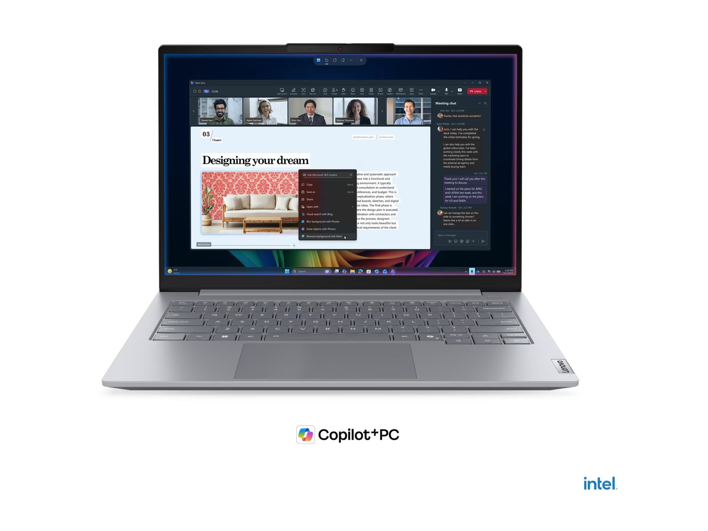 Lenovo ThinkBook 14 G9 IPL 21UX - Intel Core Ultra 7 355 - Win 11 Pro - Intel Graphics - 32 GB RAM - 512 GB SSD NVMe - 35.6 cm (14")