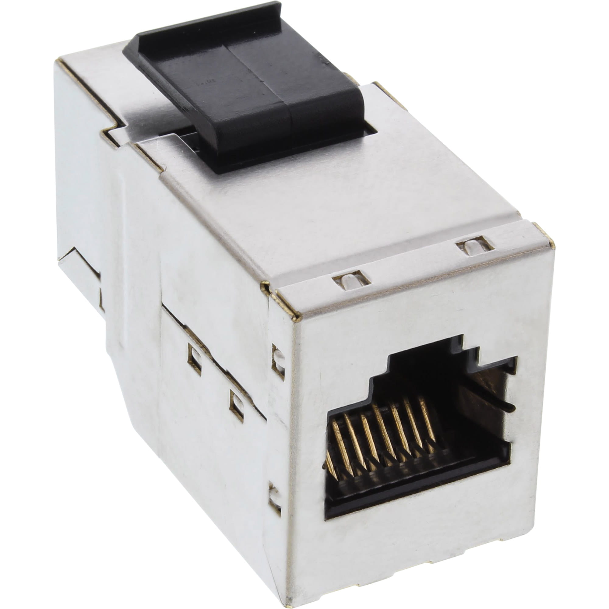 InLine Keystone RJ45 Buchse / Buchse - SNAP-In - Cat.6A STP