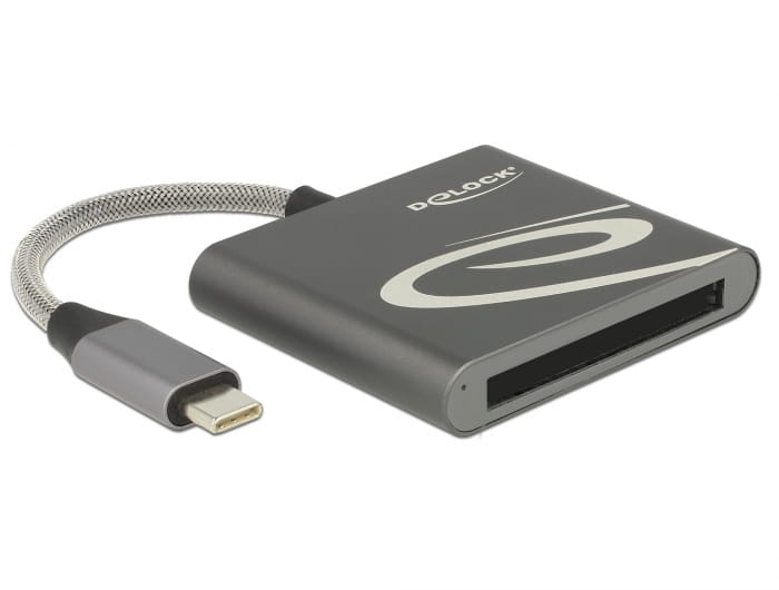 Delock USB Type-C Card Reader for CFast 2.0 memory cards - Kartenadapter (CFast Card Typ I, CFast Card Typ II)