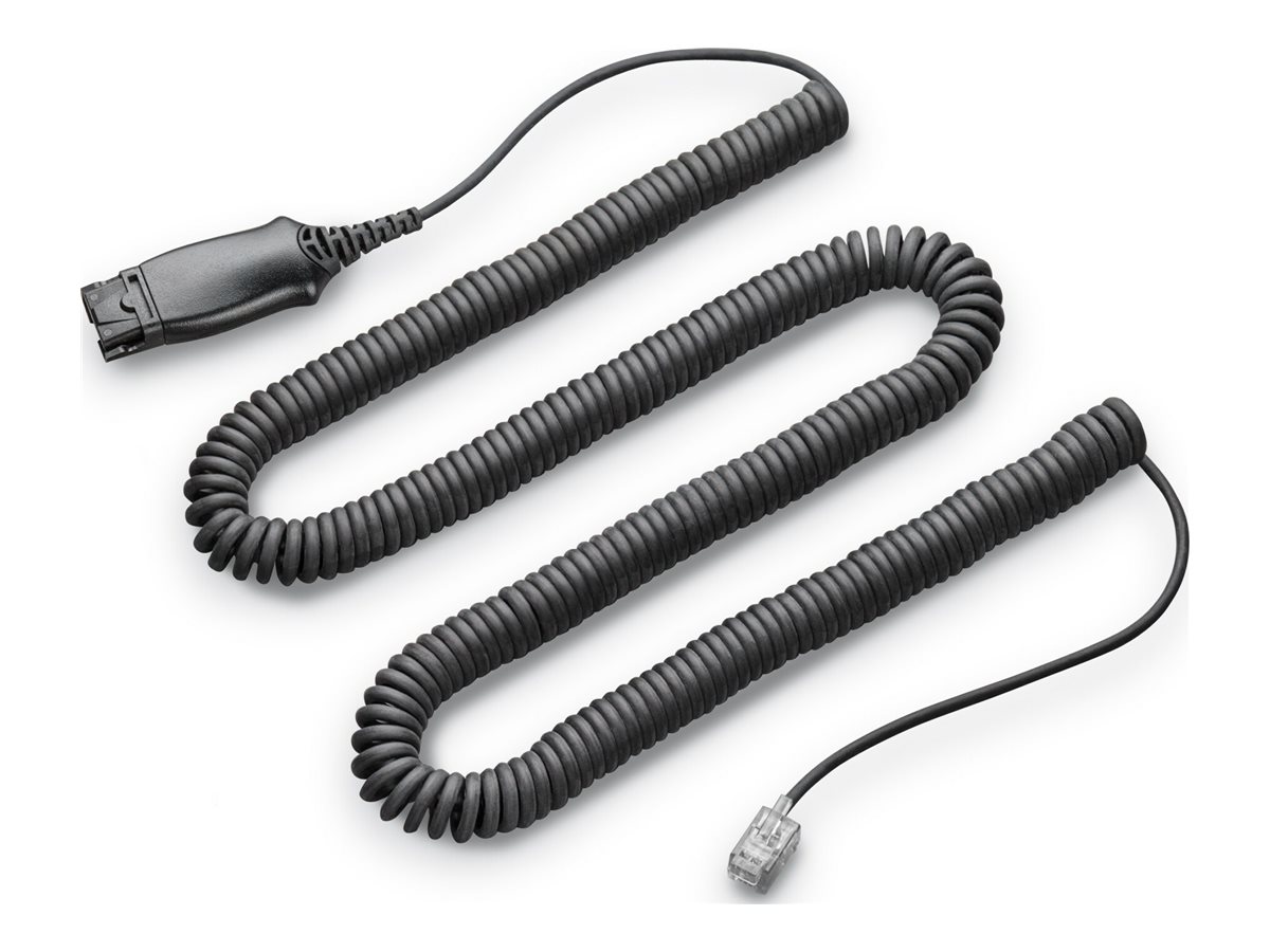 Poly HP Poly - Headset-Kabel - 3,5 mm Audioanschluss zu 3,5 mm Audioanschluss - Elektronischer Hakenumschalter (EHS)