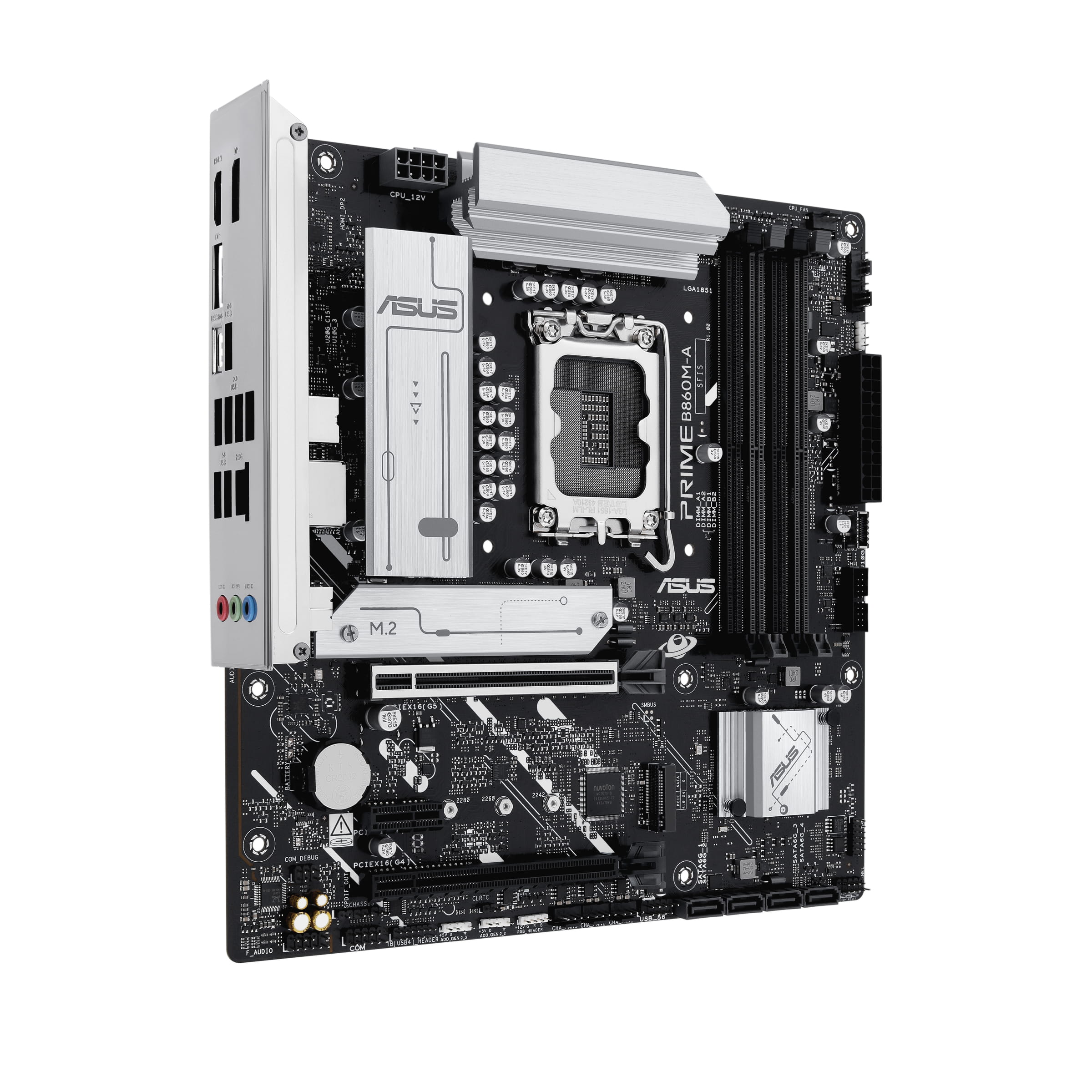ASUS PRIME B860-PLUS-CSM - Motherboard - ATX - LGA1851-Sockel - B860 Chipsatz - USB-C 3.2 Gen 2x2, USB 3.2 Gen 2, USB 3.2 Gen 1, USB-C 3.2 Gen 1 - 2.5 Gigabit LAN - Onboard-Grafik (CPU erforderlich)