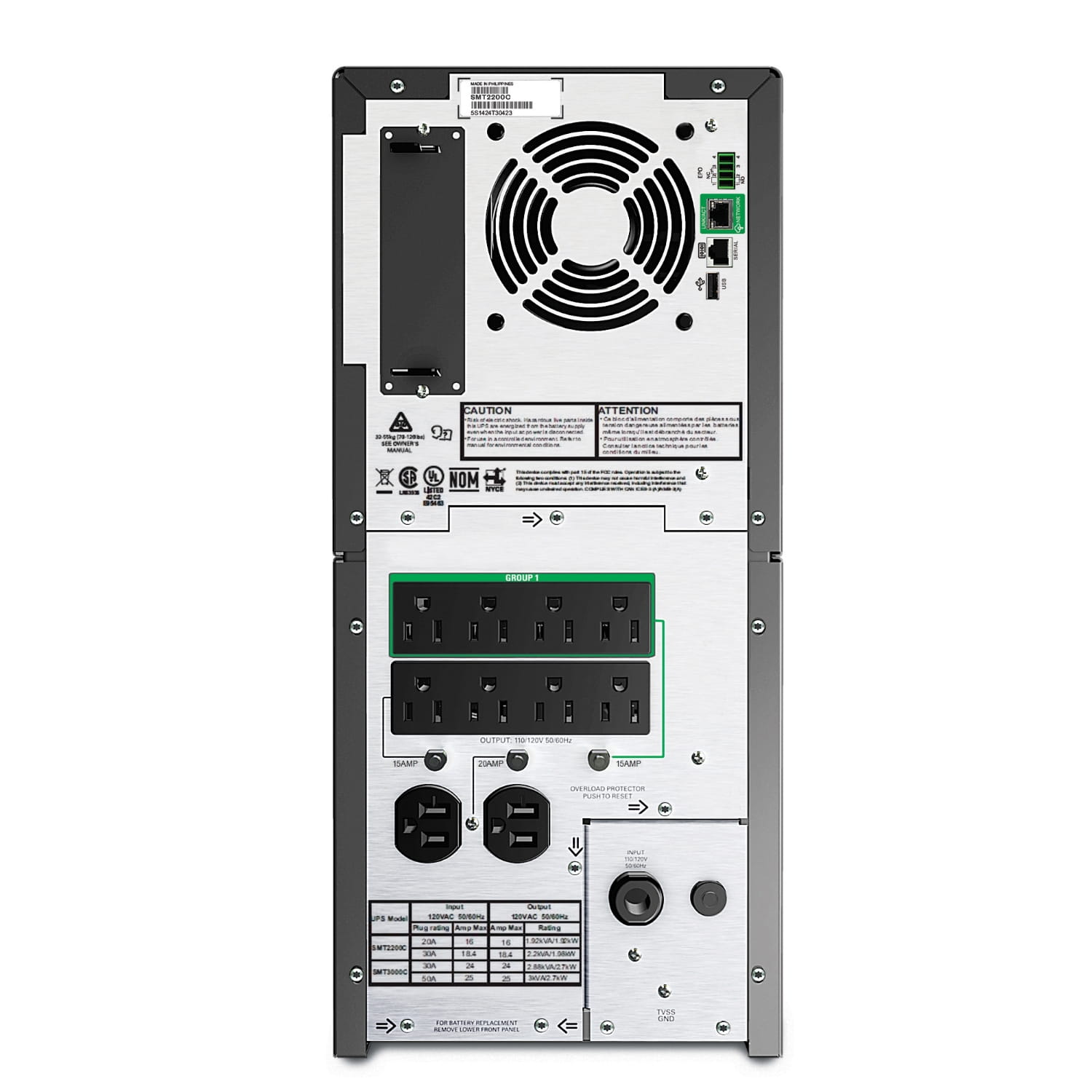 APC Smart-UPS SMT2200C - USV - Wechselstrom 120