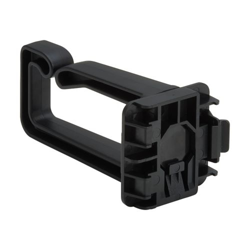 Eaton Tripp Lite Series Cable Management D-Rings for DIN Rails - Multi-Angle, 1U, Black, 2 Pack - D-Ring-Kabelführungskit (horizontal / vertikal)