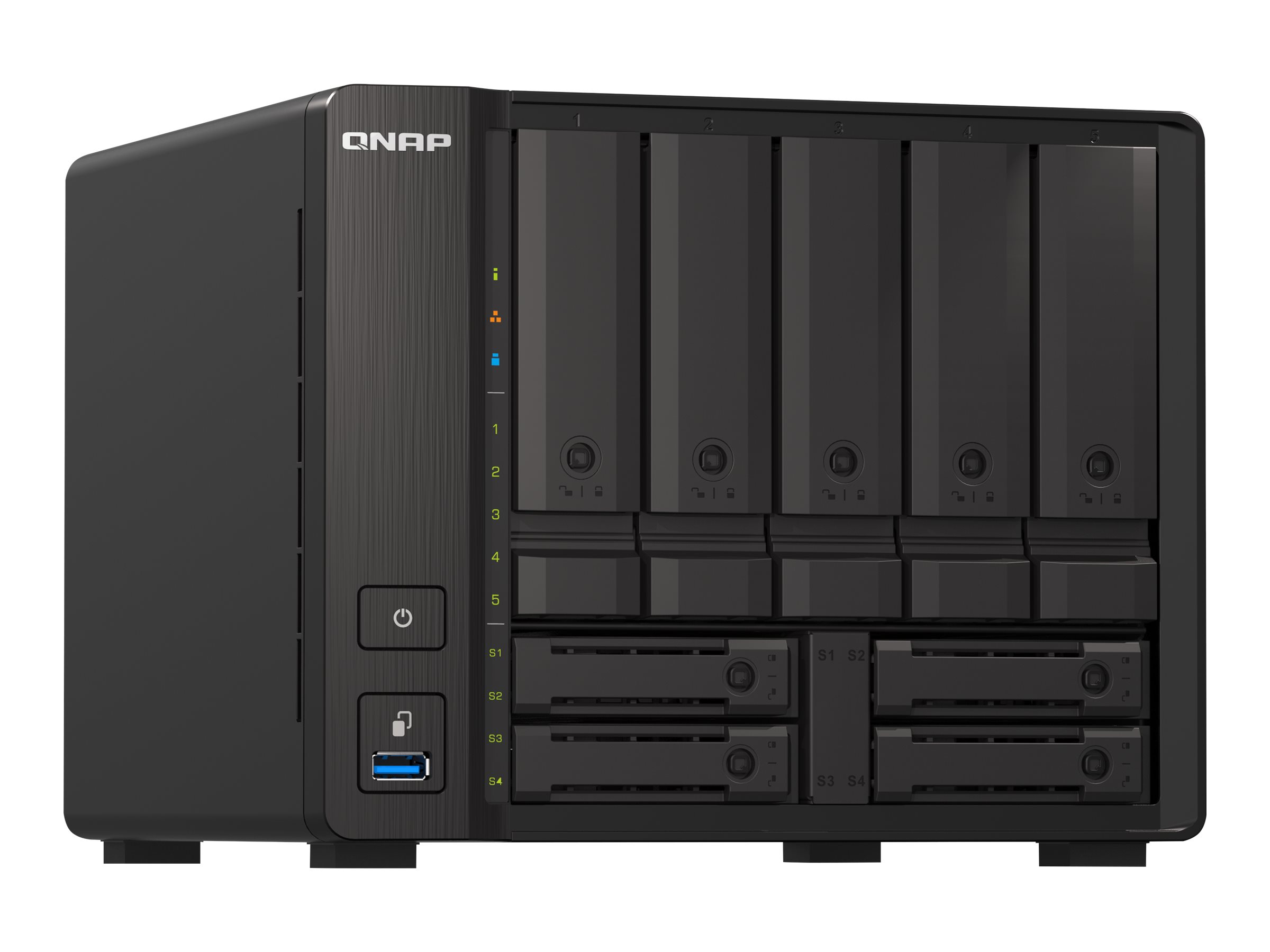 QNAP TS-H973AX-8G - NAS-Server - 9 Schächte