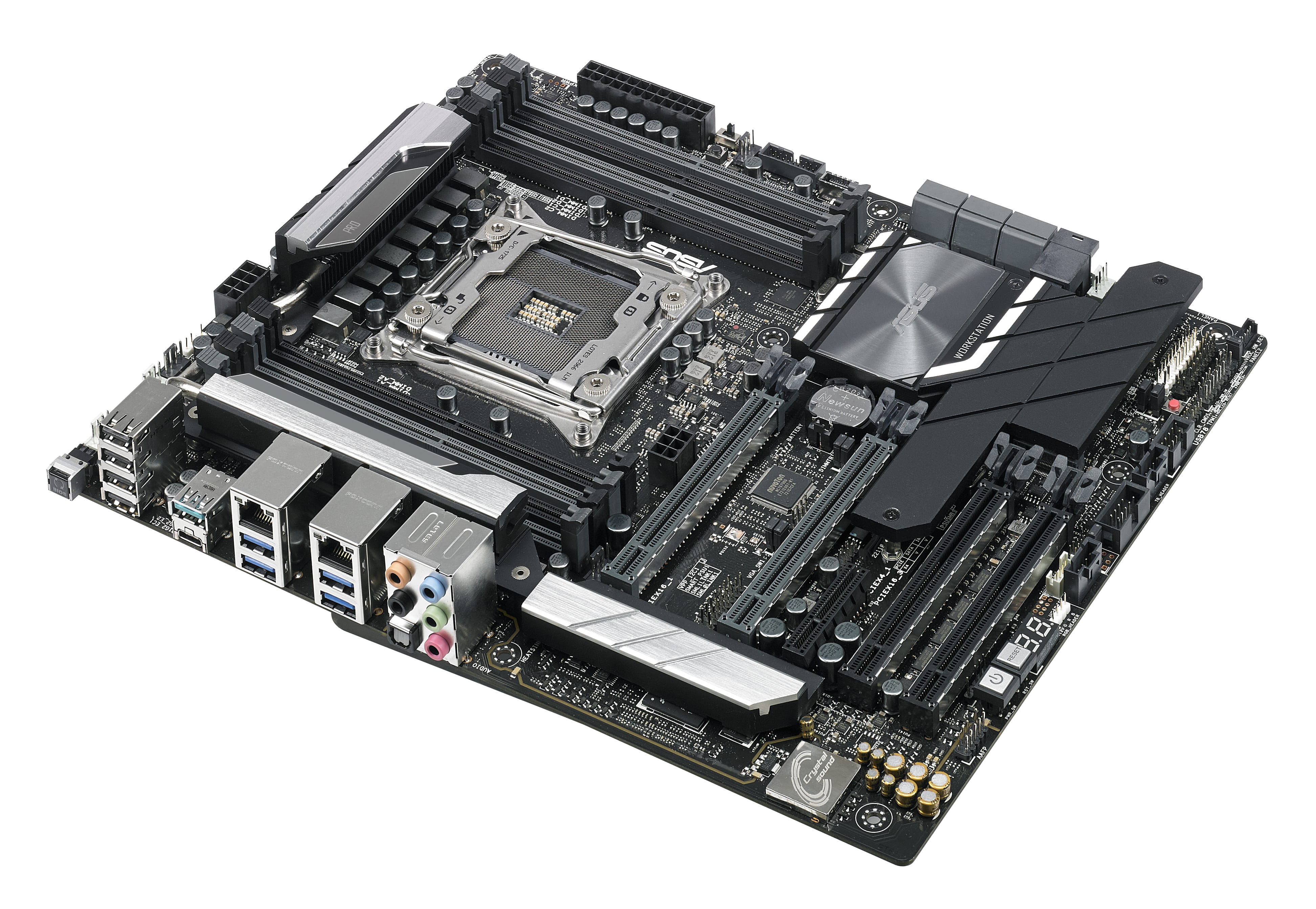 ASUS WS X299 PRO/SE - Motherboard - ATX - LGA2066 Socket - X299 Chipsatz - USB 3.1 Gen 1, USB-C Gen2, USB 3.1 Gen 2 - 2 x Gigabit LAN - HD Audio (8-Kanal)