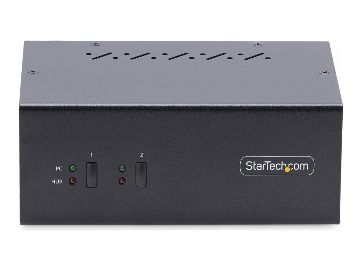 StarTech.com 2-Port KVM Switch Dual Monitor DisplayPort