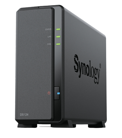 Synology Disk Station DS124 - NAS-Server - RAM 1 GB