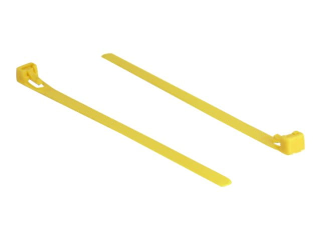 Delock Kabelbinder - 15 cm - Gelb (Packung