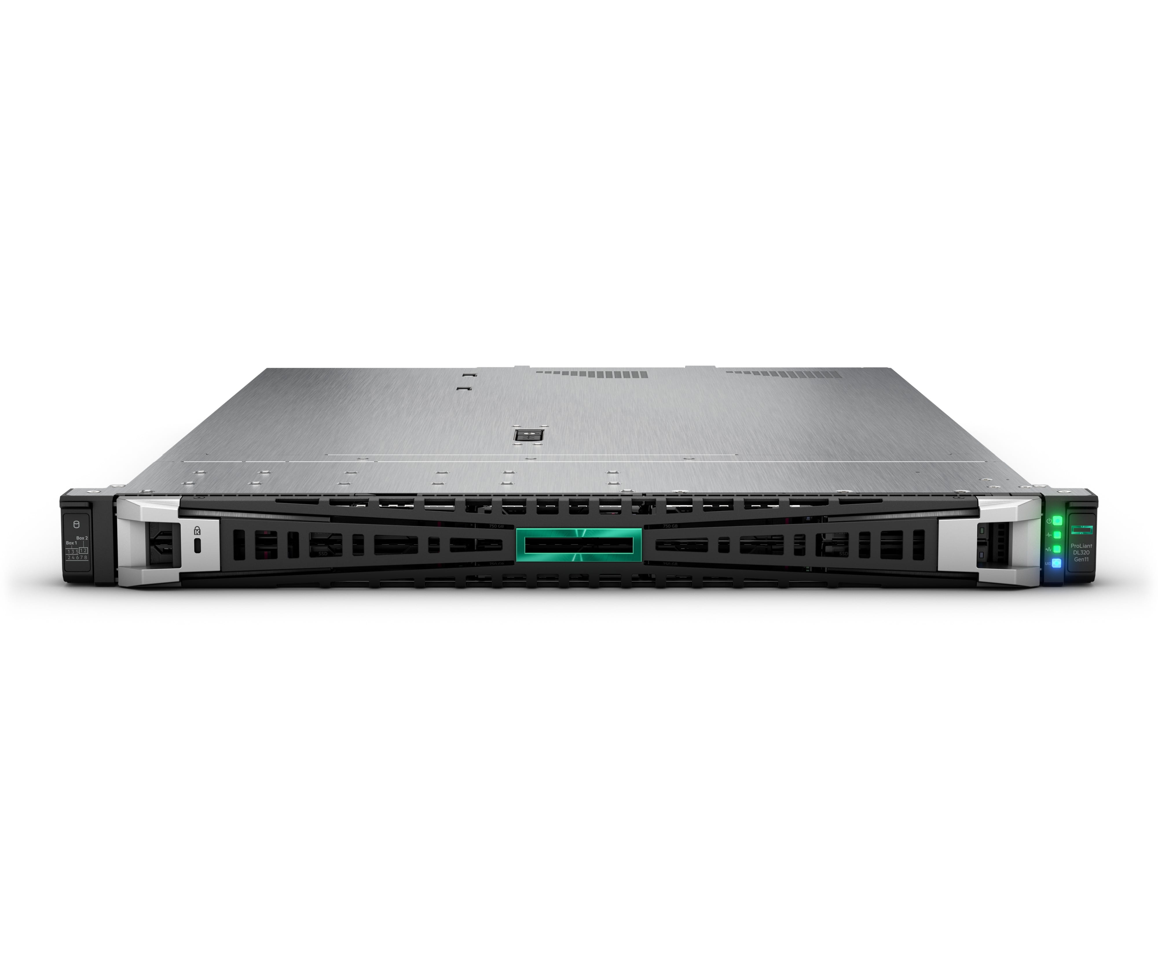 HPE ProLiant DL320 Gen11 - 1U - zweiweg - 1 x Xeon Silver 4510 / 2.4 GHz - RAM 64 GB - SATA/SAS/NVMe - Hot-Swap 6.4 cm (2.5")