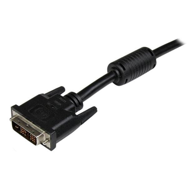StarTech.com 5m DVI-D Single Link Kabel - St/St - DVI Monitorkabel - 1920x1200 - DVI Verbindungskabel/Anschlusskabel - Schwarz - DVI-Kabel - Single Link - DVI-D (M)
