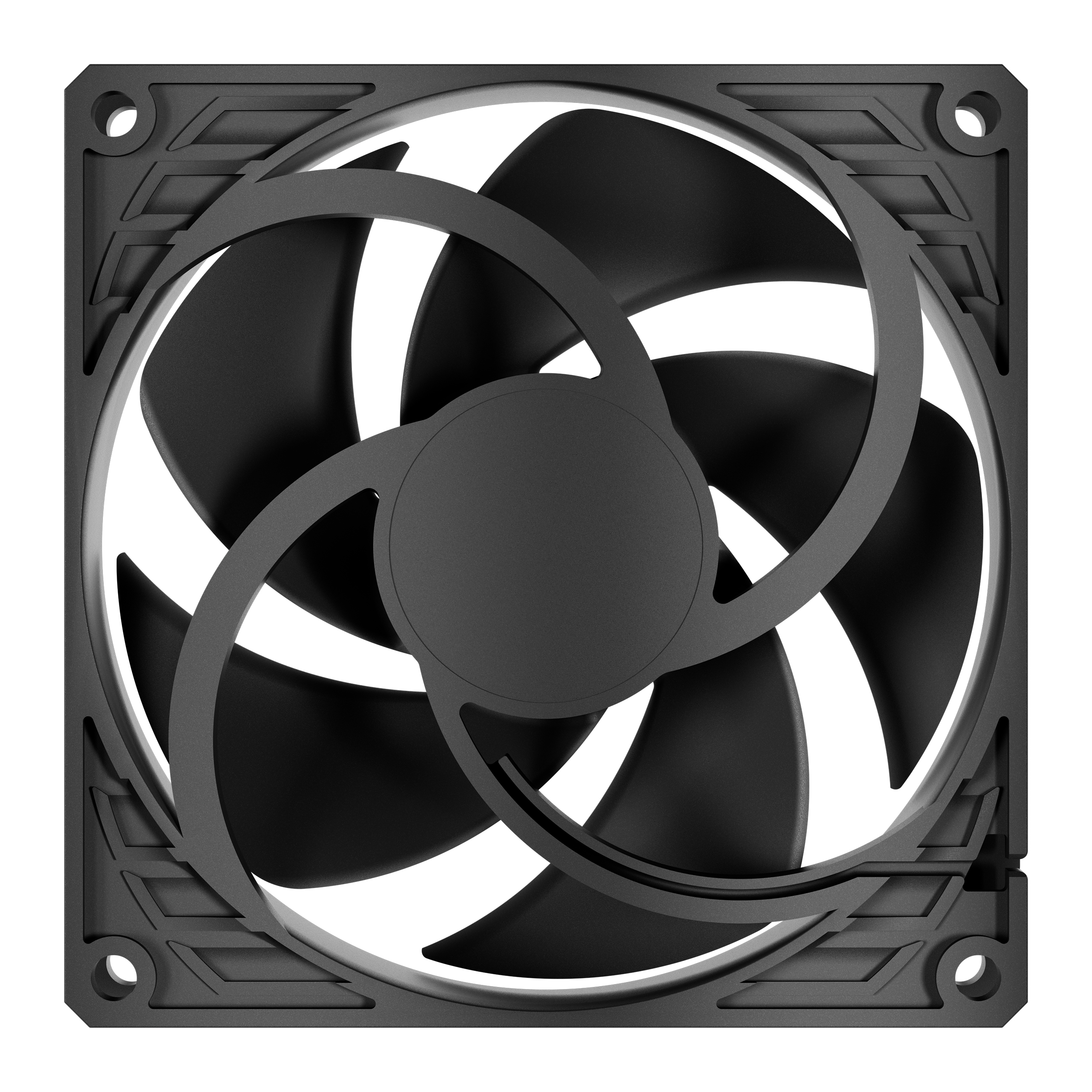 Arctic P9 PWM PST (Black) - 92 mm PWM-Lüfter mit Kabelsplitter, Ventilator, 9,2 cm, 65,97 m³/h, Schwarz
