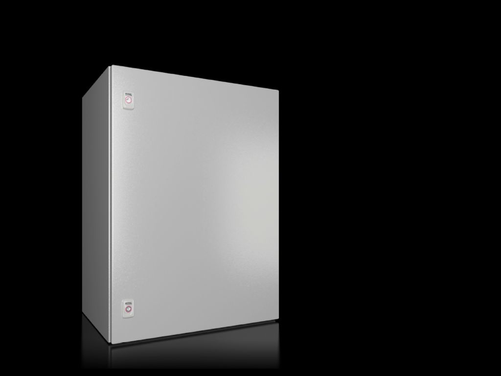 Rittal 7646.400, Wandmontiertes Regal, 15U, Sperrschloss, Grau