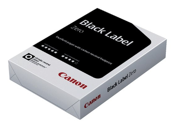 Canon Black Label Zero FSC, Laser-/Inkjet-Druck, A4 (210x297 mm), 500 Blätter, 80 g/m², Weiß, 107 µm