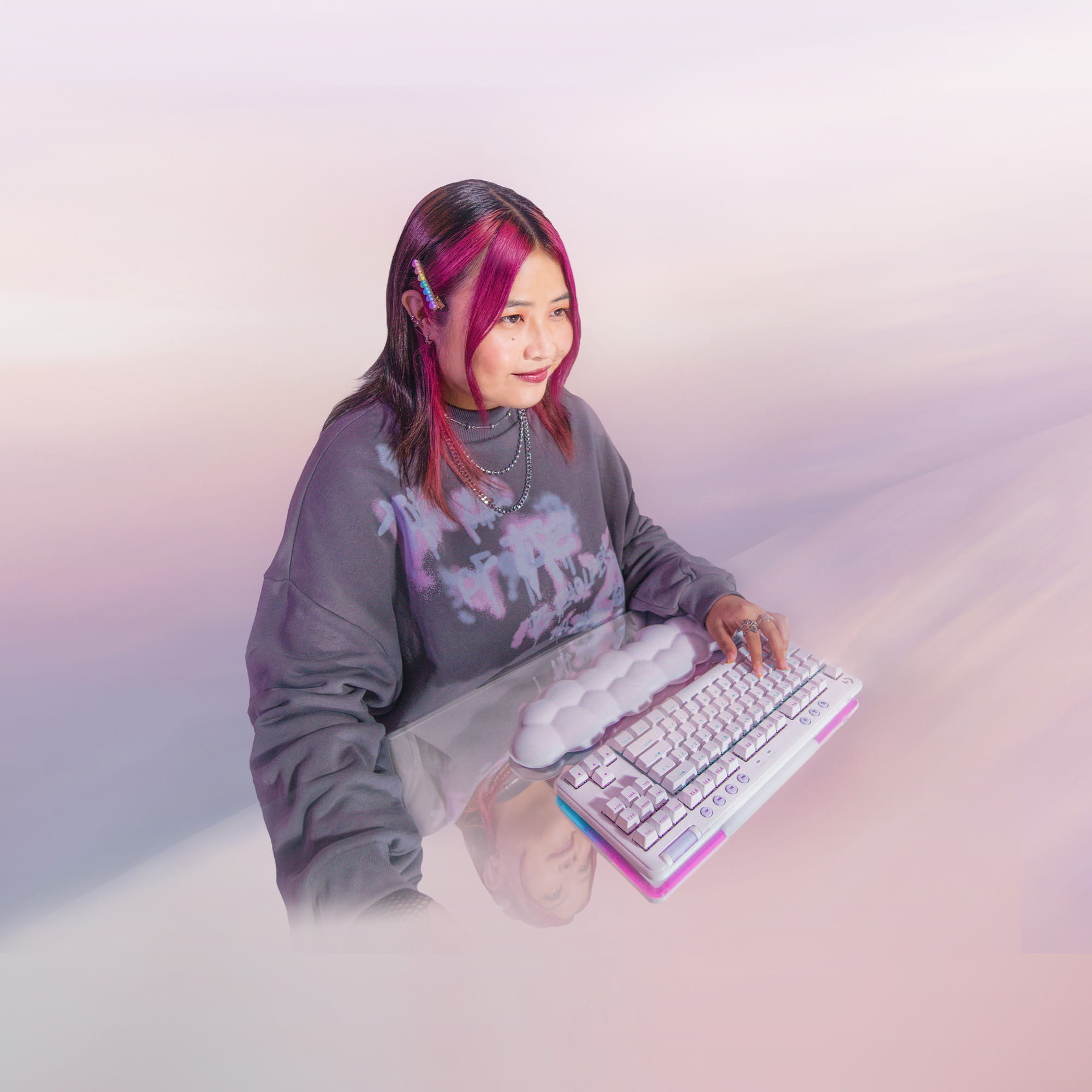 Logitech G G715 - Tastatur - tenkeyless - hintergrundbeleuchtet