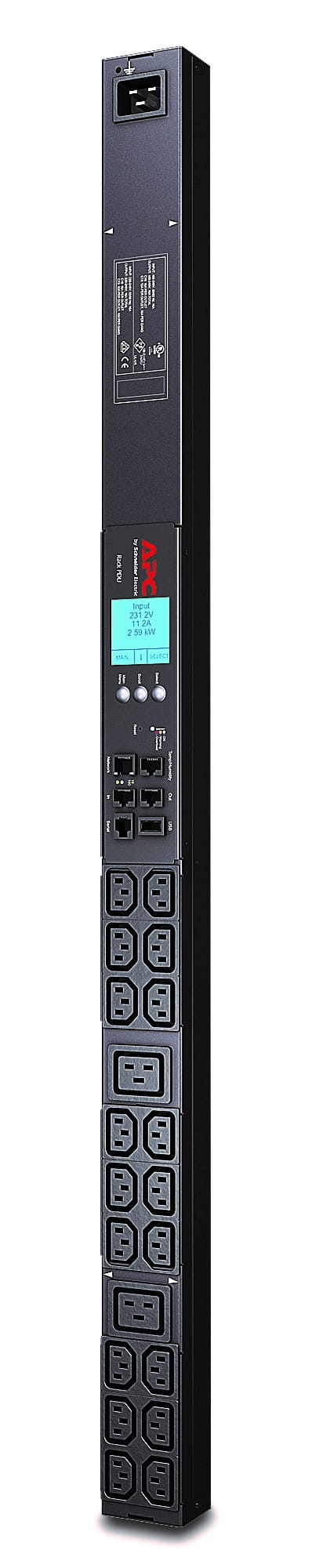 APC Metered Rack PDU - Steckdosenleiste (Rack - einbaufähig)