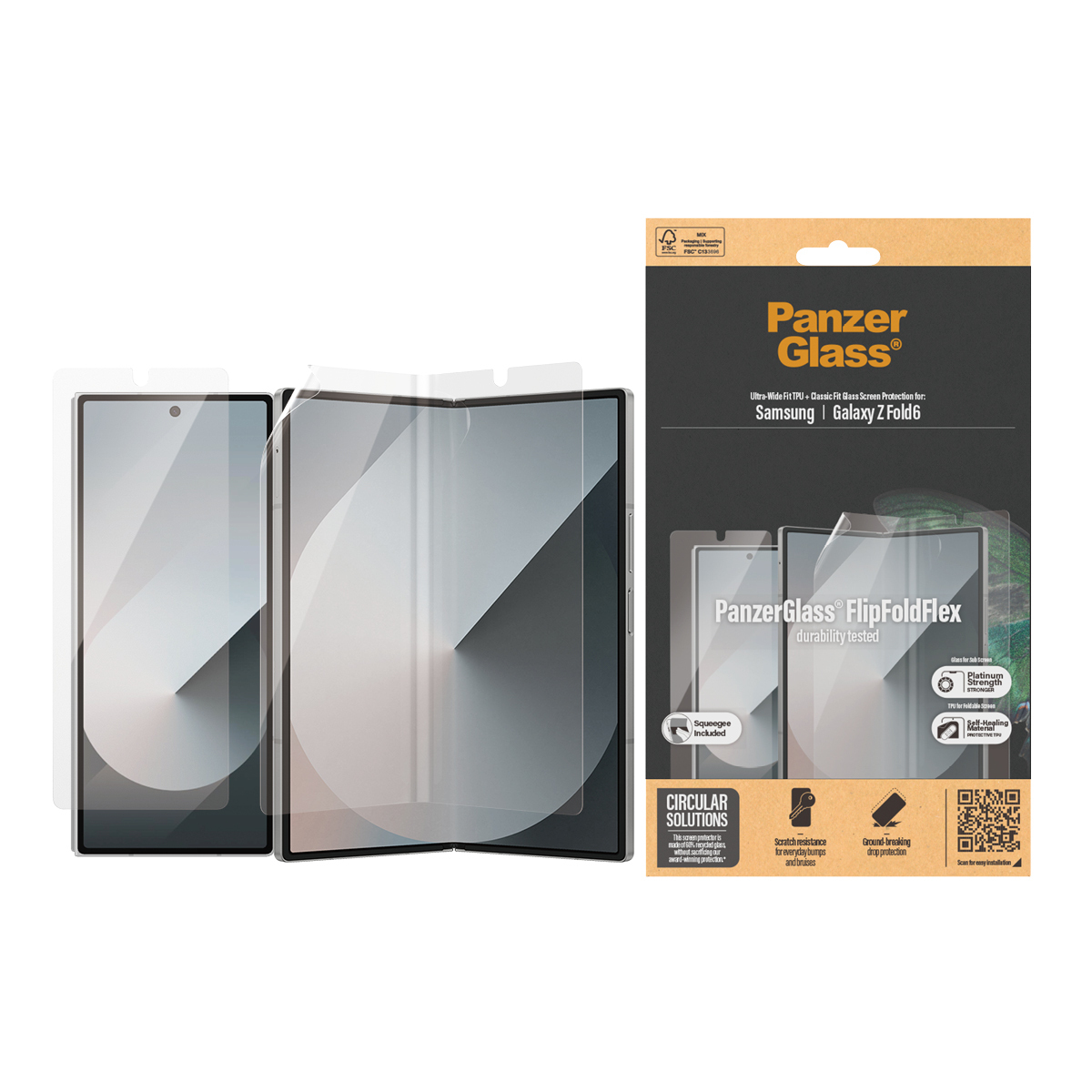 PanzerGlass Bildschirmschutz für Handy - ultrabreite