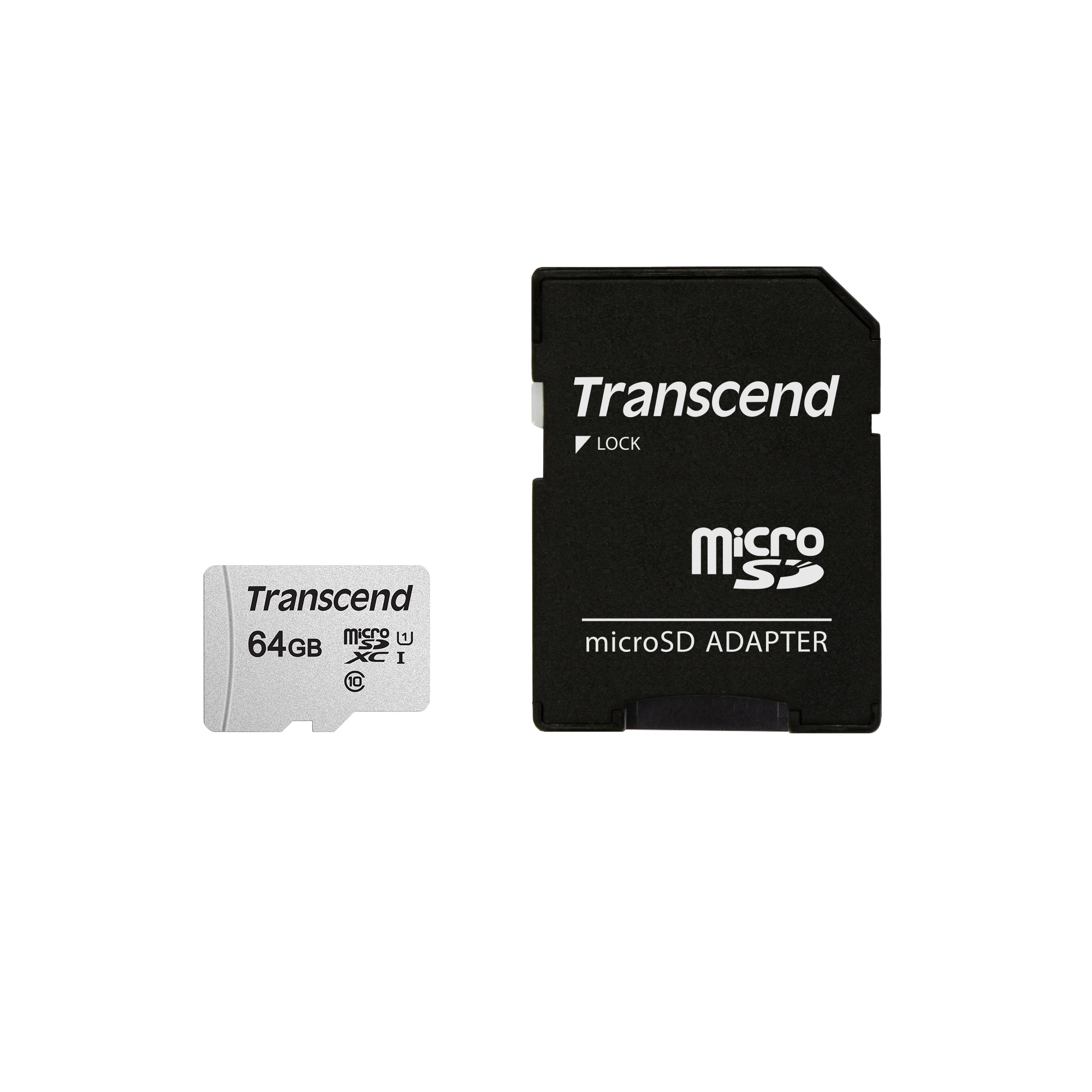 Transcend 300S - Flash-Speicherkarte (Adapter inbegriffen)