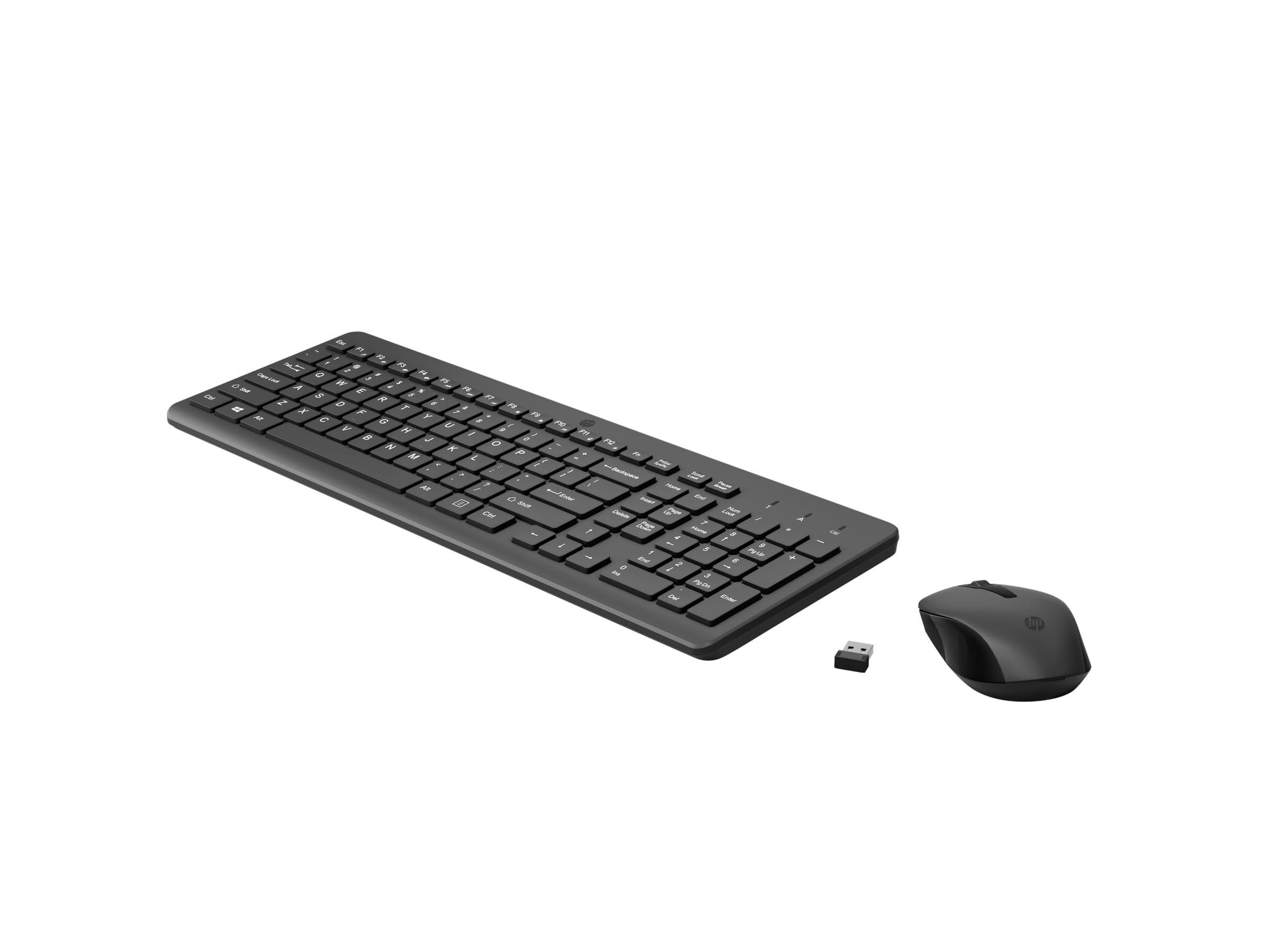 HP 330 - Tastatur-und-Maus-Set - kabellos - 2.4 GHz