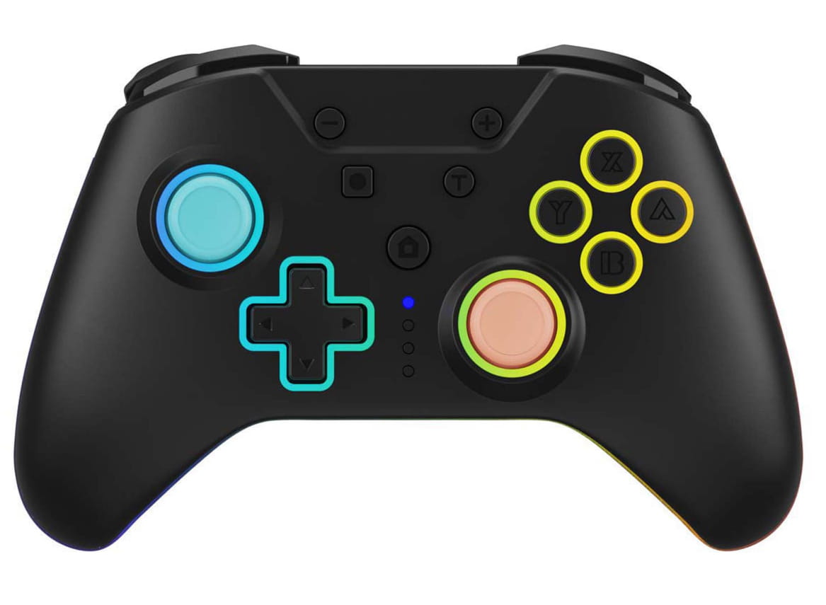 Hyperkin M07619-BUOR, Gamepad, Nintendo Switch, Nintendo Switch OLED, Schaltfläche Zurück, Home button, Turbo-Taste, Analog / Digital, Mehrfarbig, Kabellos