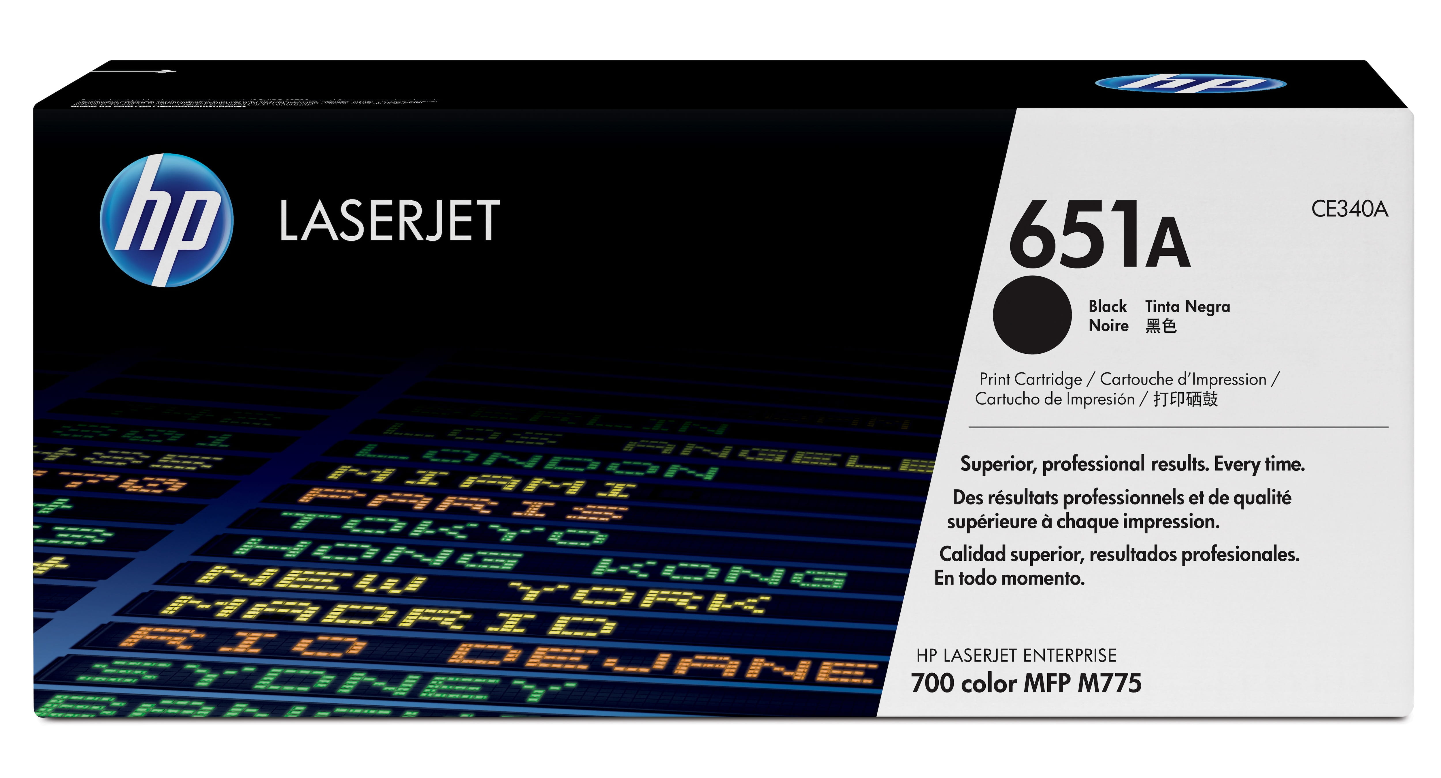 HP 651A - Schwarz - original - LaserJet - Tonerpatrone (CE340A)