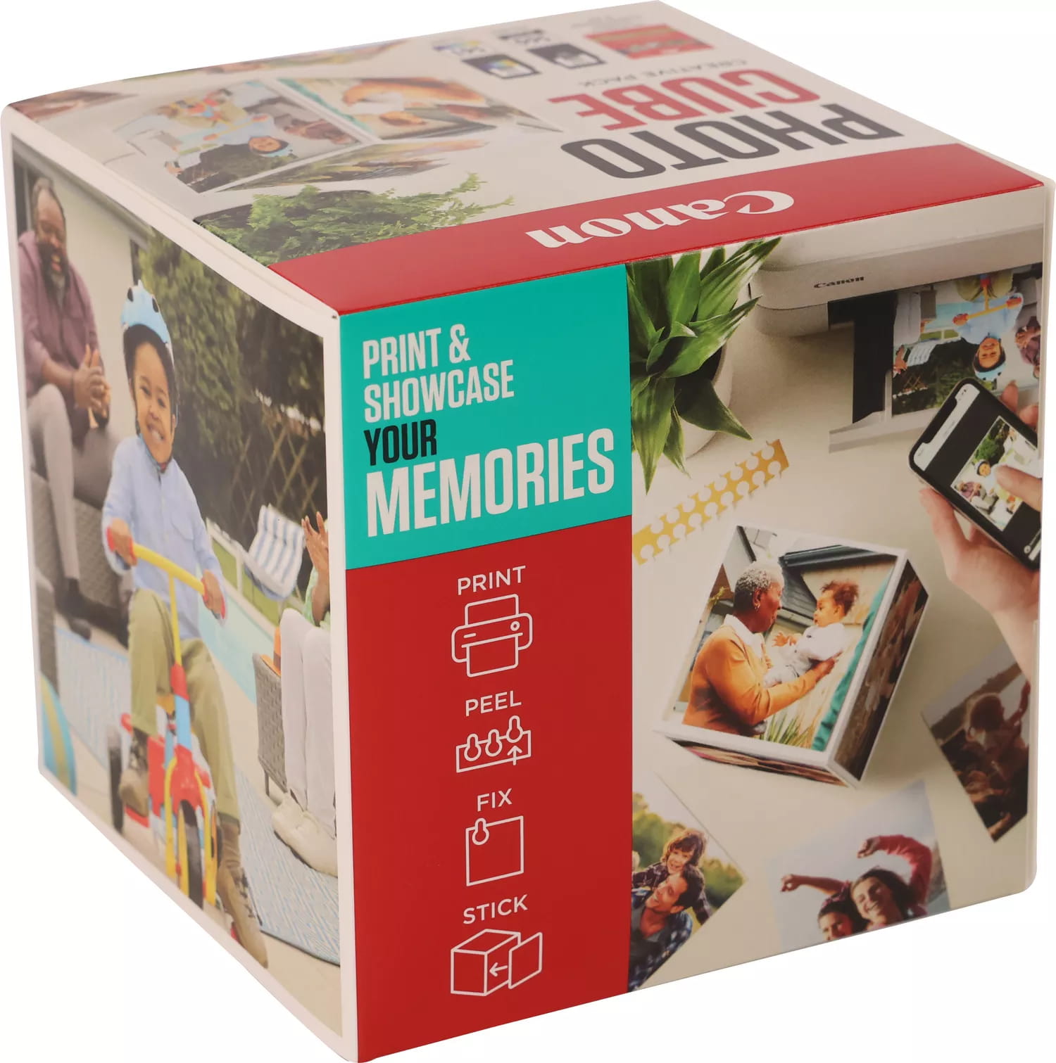 Canon Photo Cube Creative Pack - 2er-Pack - Schwarz, Farbe (Cyan, Magenta, Gelb) Canon Photo Cube Creative Pack - 2er-Pack - Schwarz, Farbe (Cyan, Magenta, Gelb)