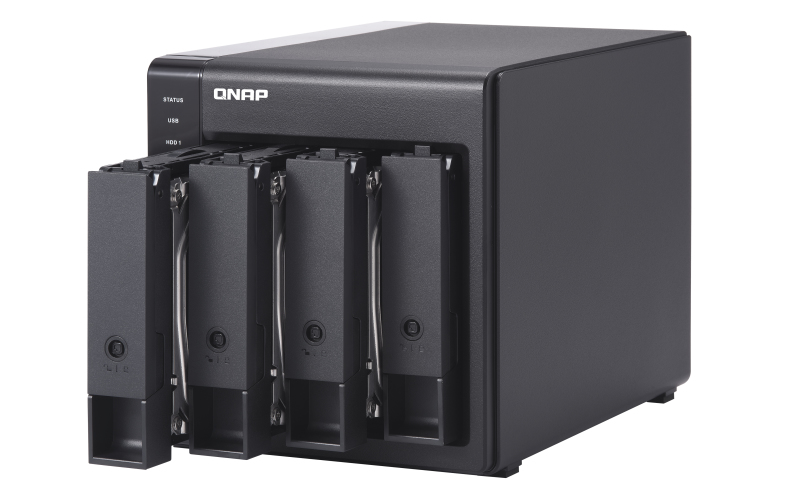 QNAP TR-004 - Festplatten-Array - 0 TB - 4 Schächte (SATA-300)