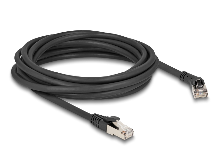 Delock Patch-Kabel - RJ-45 (M) nach rechts abgewinkelt zu RJ-45 (M)