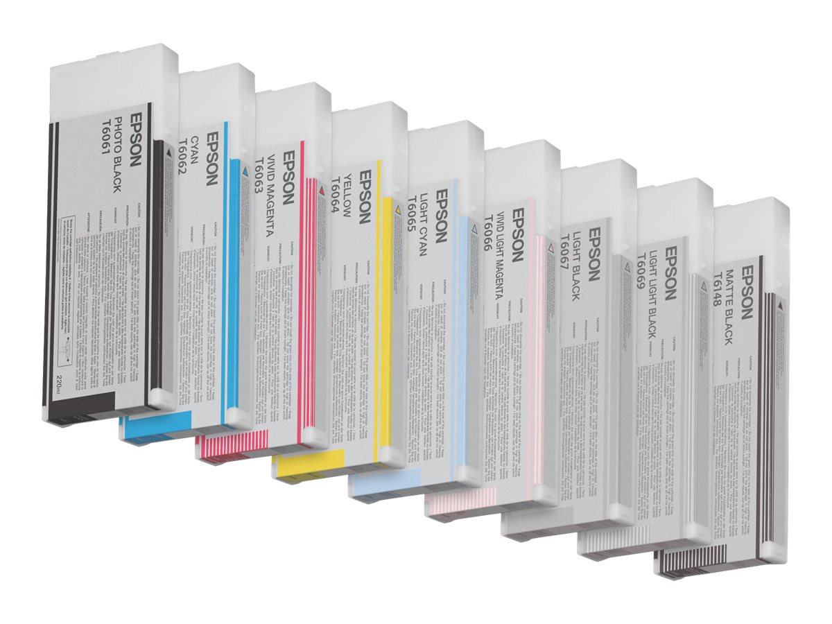 Epson T6065 - 220 ml - hell Cyan - original - Tintenpatrone
