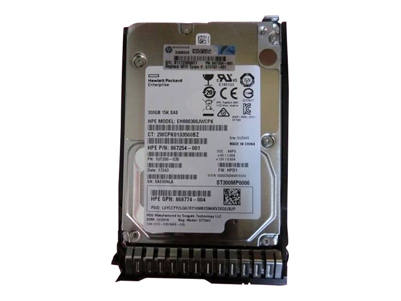 HPE Enterprise - Festplatte - 300 GB - Hot-Swap - 2.5" SFF (6.4 cm SFF)