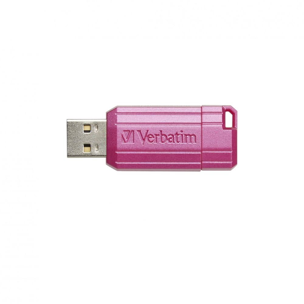 Verbatim PinStripe, 128 GB, USB Typ-A, 2.0, 12 MB/s, Dia, Pink