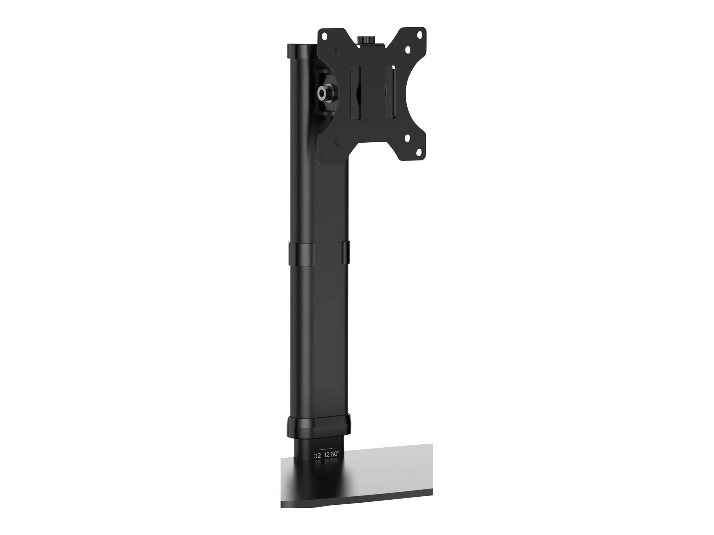 Tripp Eaton Tripp Lite Series Single-Display Monitor Stand - Height Adjustable, 17" to 27" Monitors - Befestigungskit - für Monitor - Stahl - Schwarz - Bildschirmgröße: 43.2-68.6 cm (17"-27")