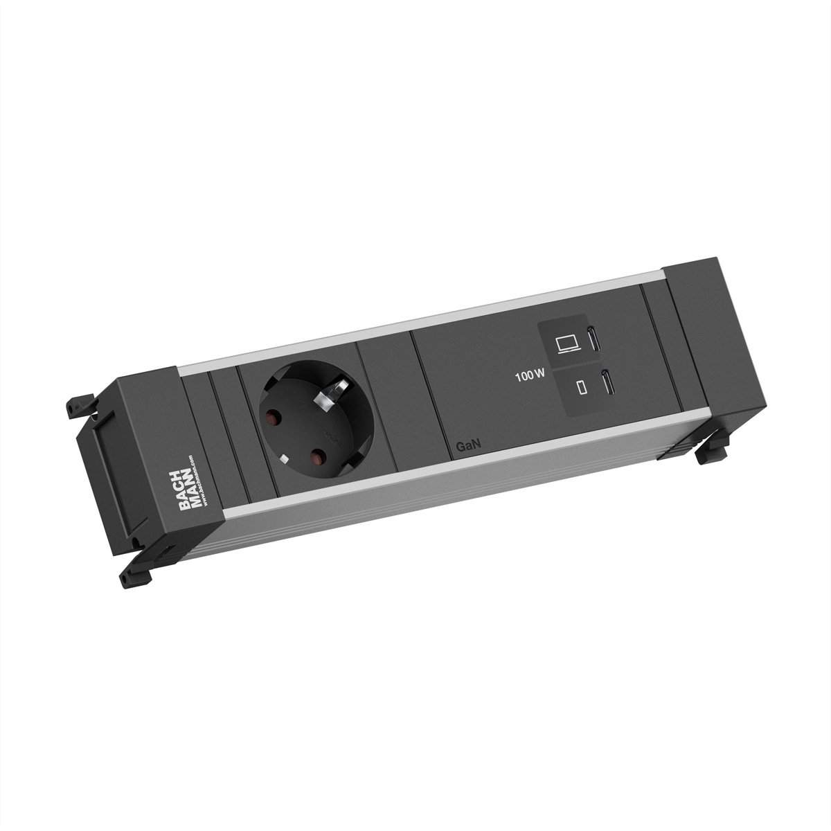 Bachmann Power Frame 1xCEE7/3 1xUSB C/C 100W - Zubehör Stromversorgung