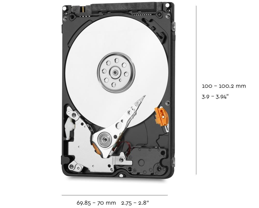 WD Blue WD20SPZX - Festplatte - 2 TB - intern - 2.5" (6.4 cm)