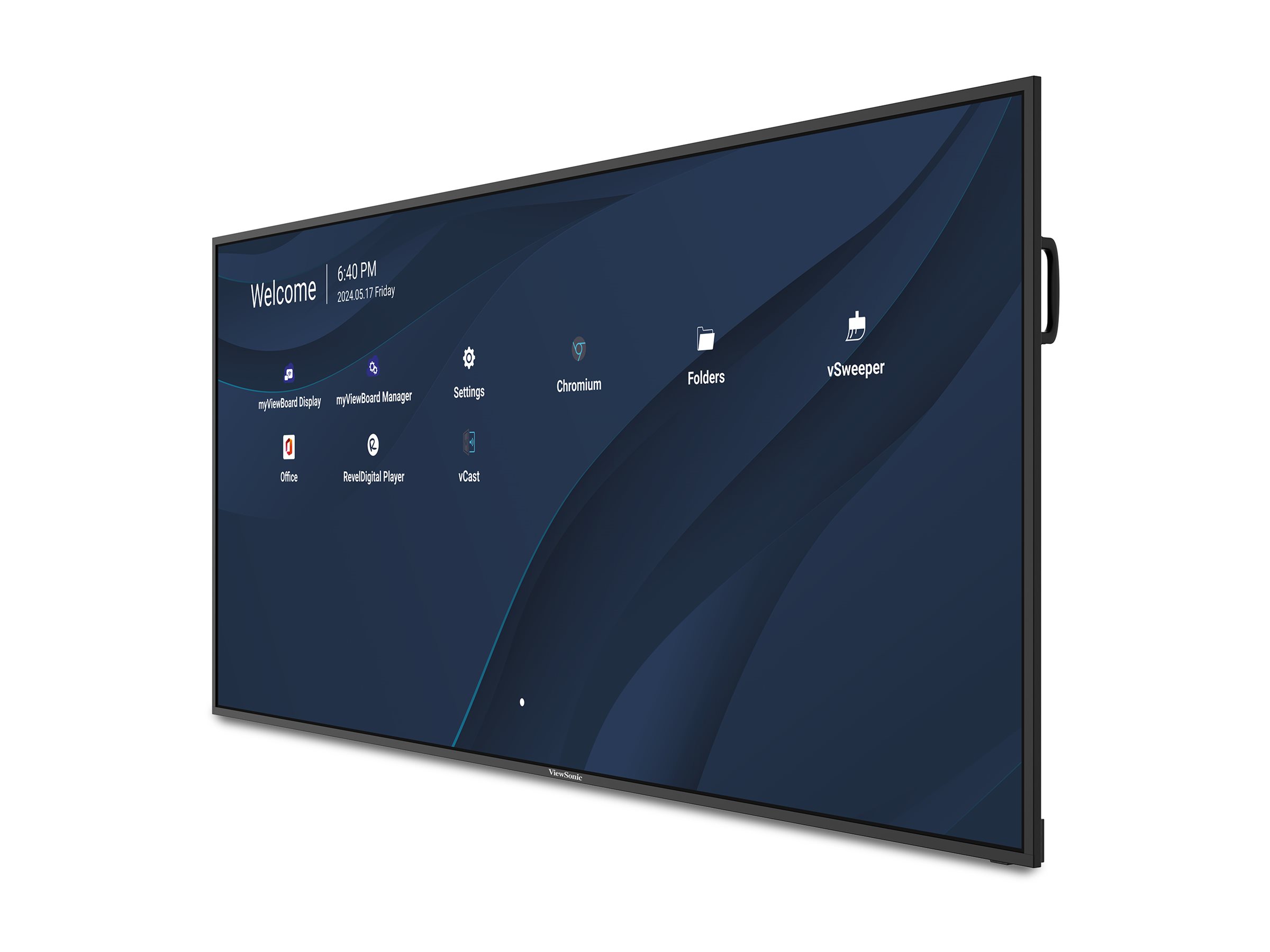 ViewSonic CDE105UW - 267 cm (105") Diagonalklasse LCD-Display mit LED-Hintergrundbeleuchtung - Digital Signage - mit Integrierter Mediaplayer / optionale Slot-in-PC-Funktionalität - Android - 5K UHD (2160p)