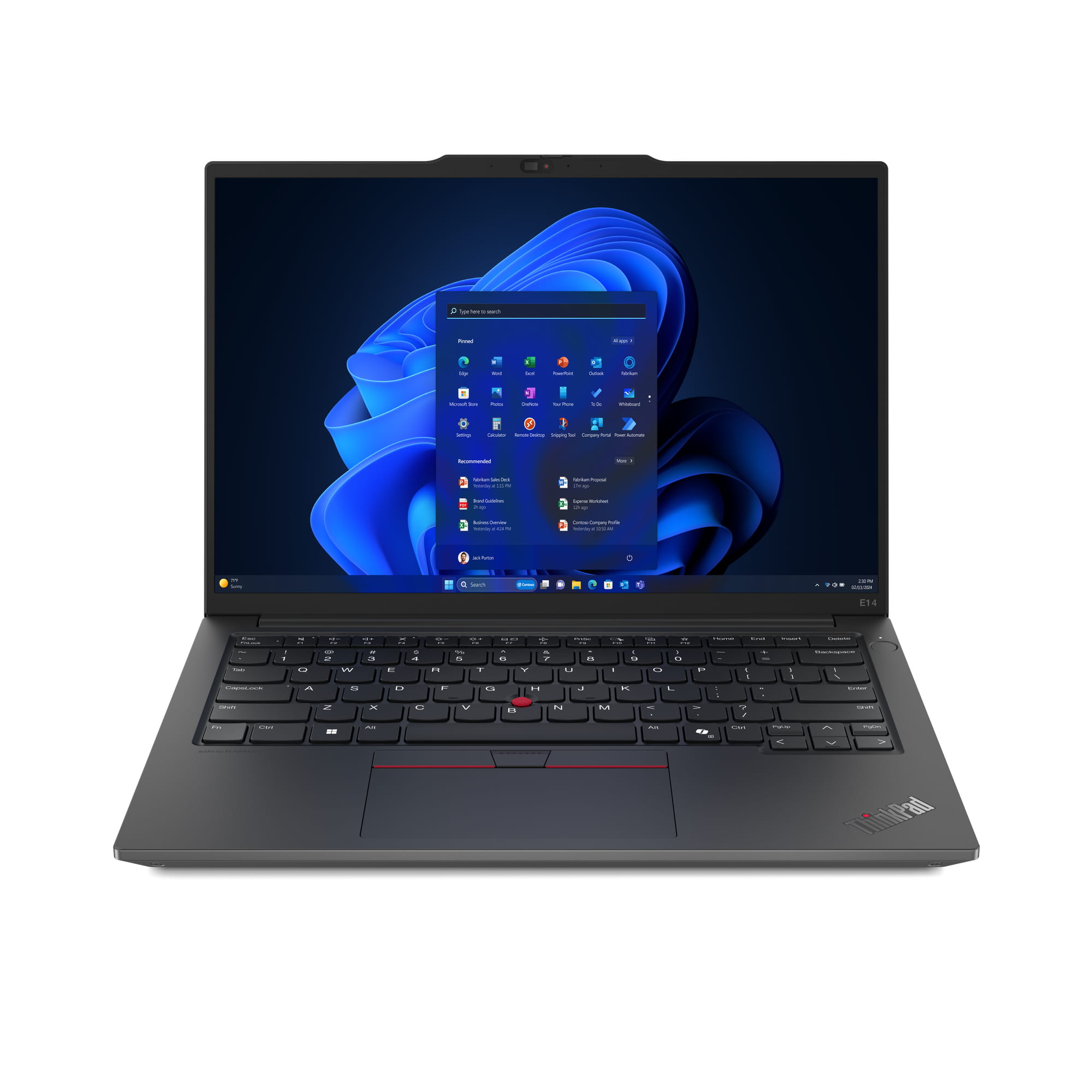 Lenovo ThinkPad E14 Gen 6 21M7 Intel Core Ultra 5 125U / 1.3 GHz - Win 11 Pro - Intel Graphics - 8 GB RAM - 256 GB SSD NVMe - 35.6 cm (14")
