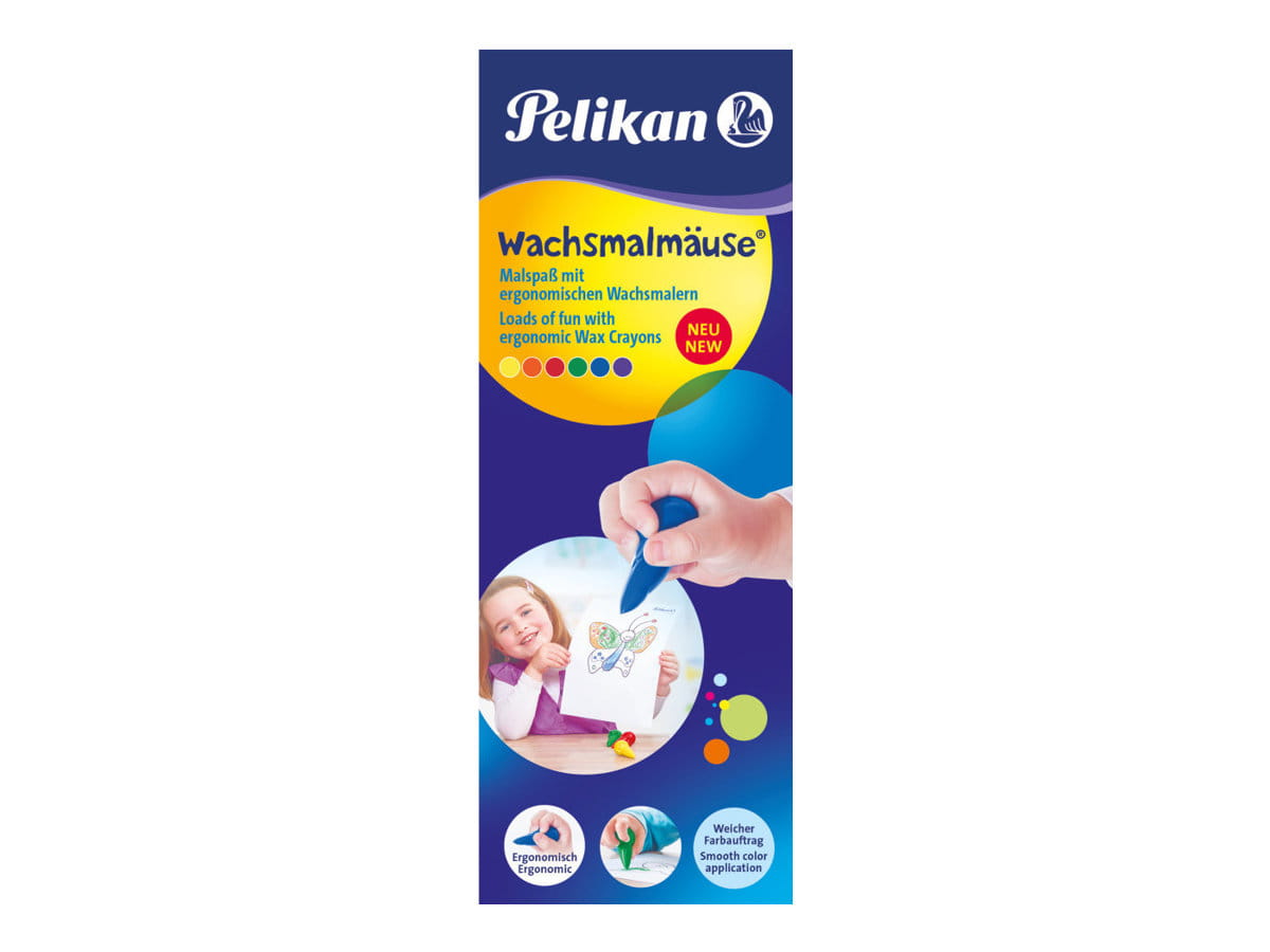 Pelikan 501/6 - Farbstift - verschiedene Farben (Packung mit 6)