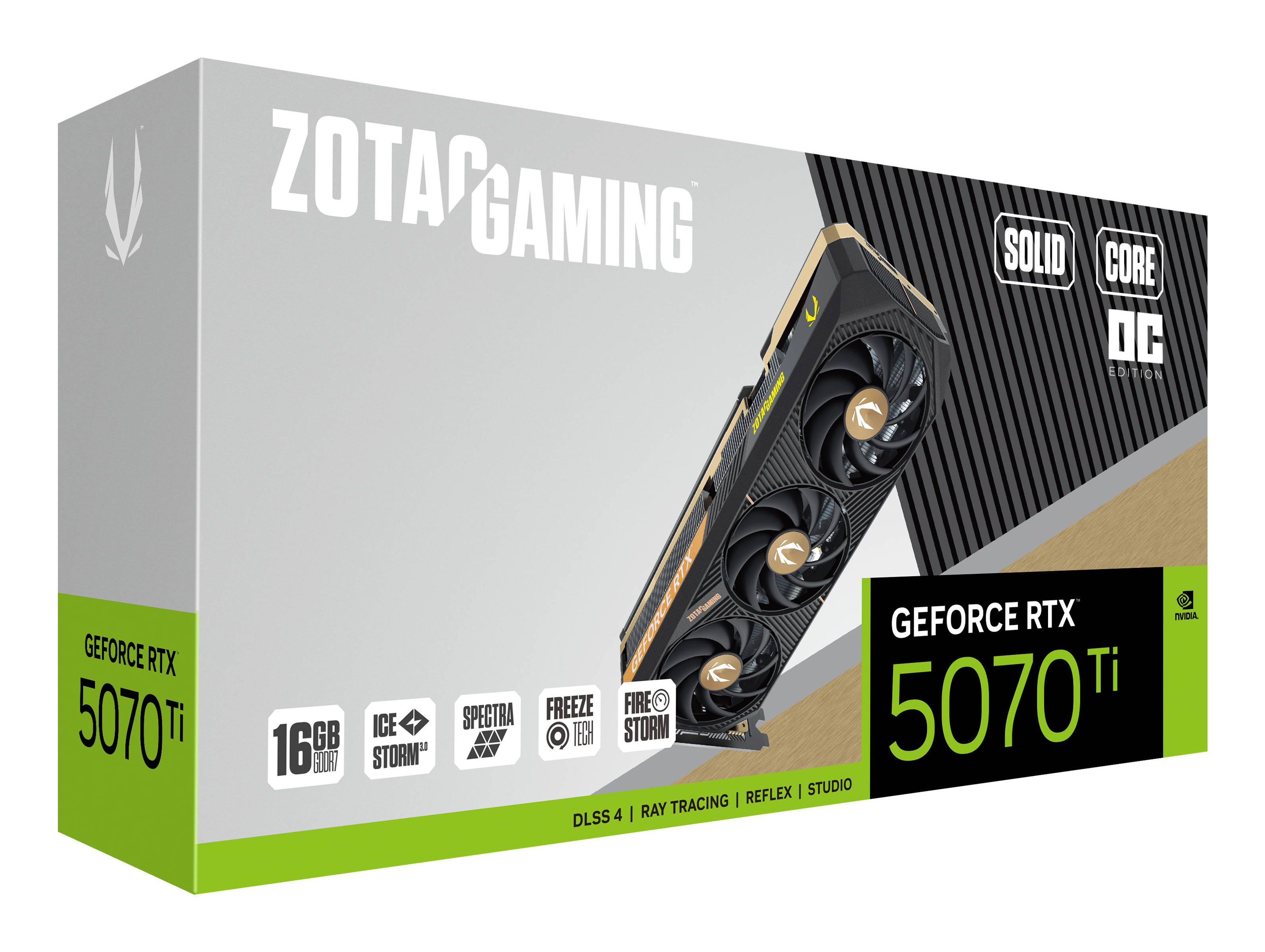 ZOTAC GAMING GeForce RTX 5070 Ti SOLID CORE - White OC Edition